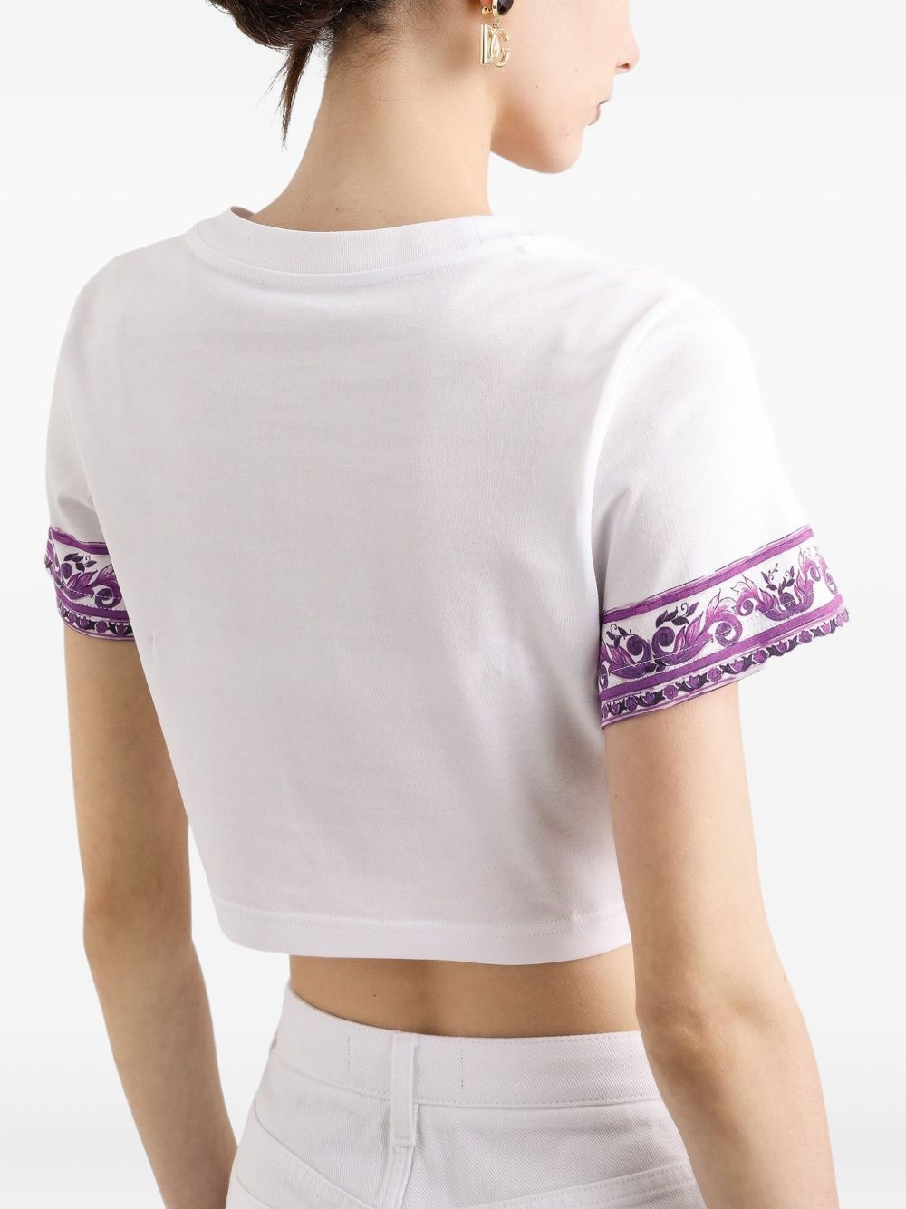 logo-appliqué cotton t-shirt - 5