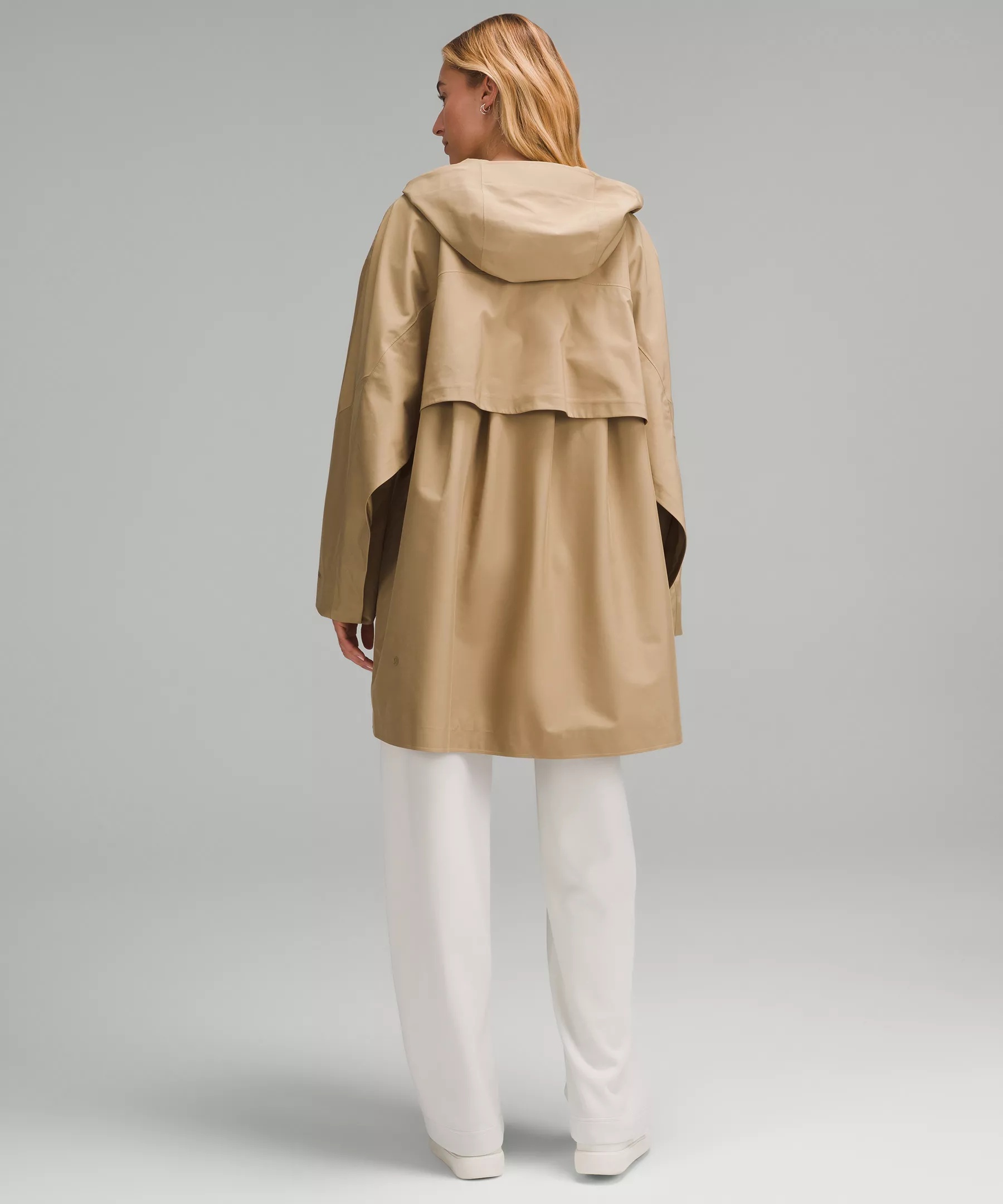 Mid-Length Waterproof Rain Coat - 2