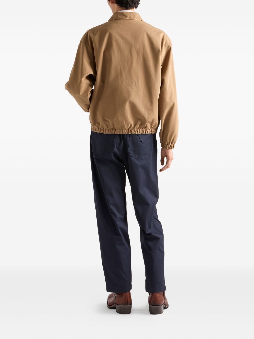 embroidered-logo jacket - 3