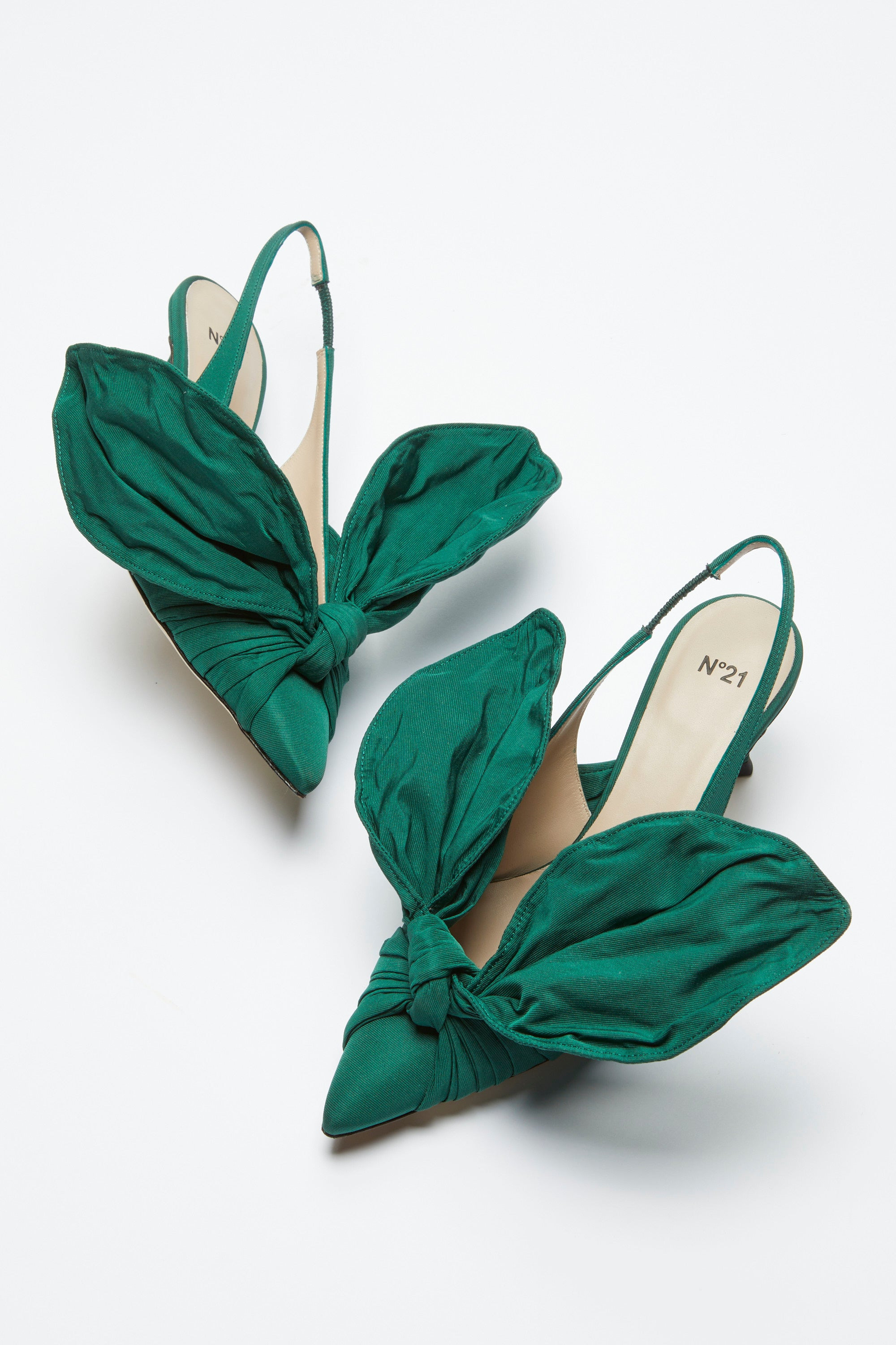 BOW-EMBELLISHED SLINGBACK PUMPS - 5