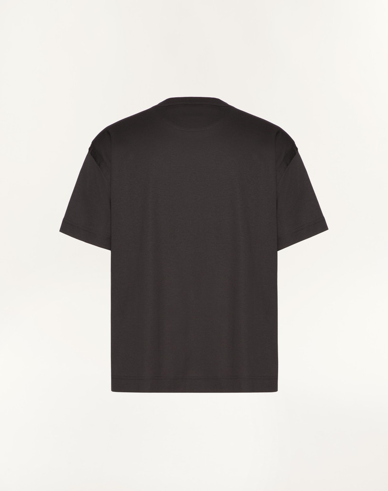 Valentino COTTON T-SHIRT WITH MAISON VALENTINO TAILORING LABEL outlook