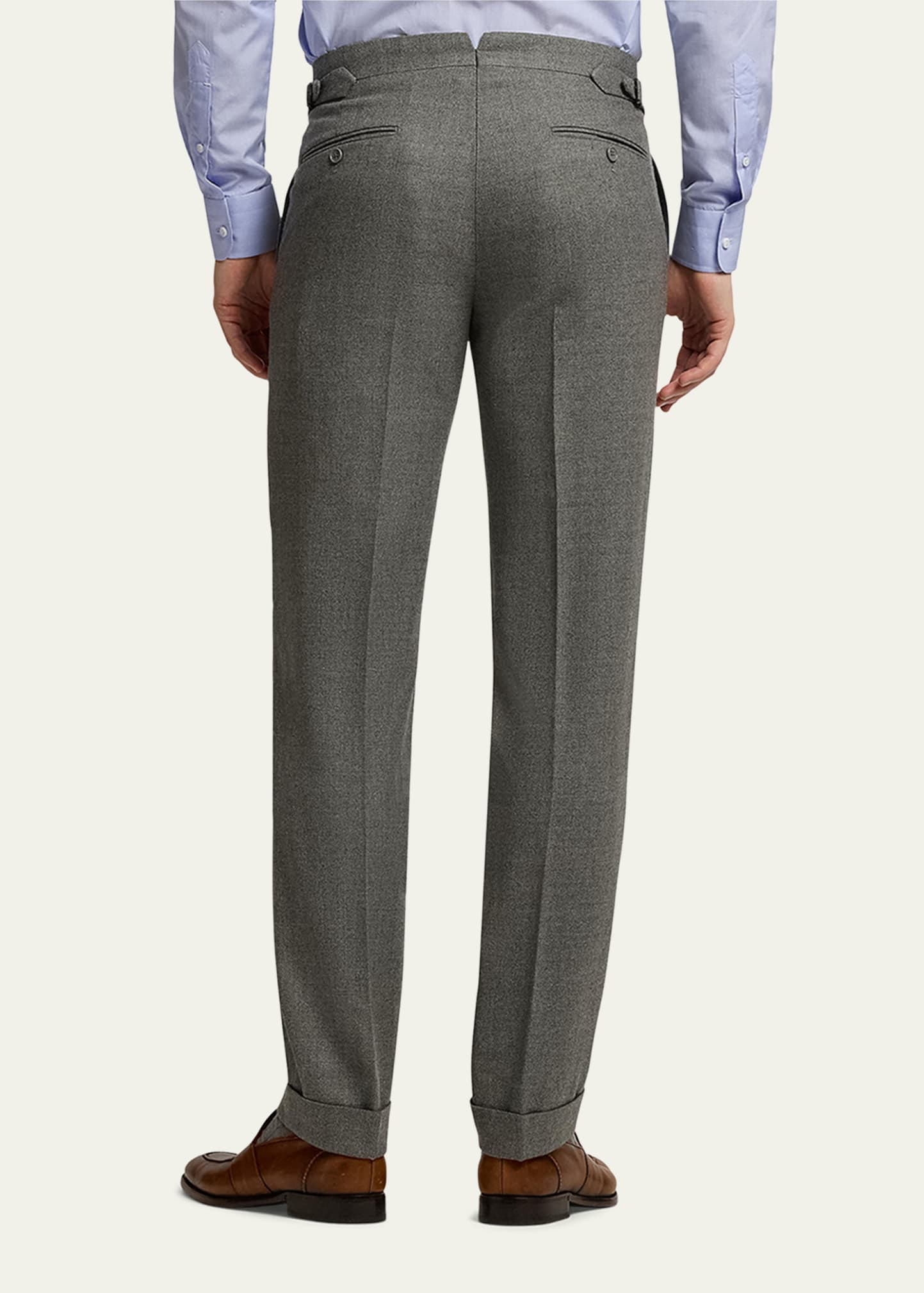 Men's Gregory Modern Flat-Front Trousers - 3