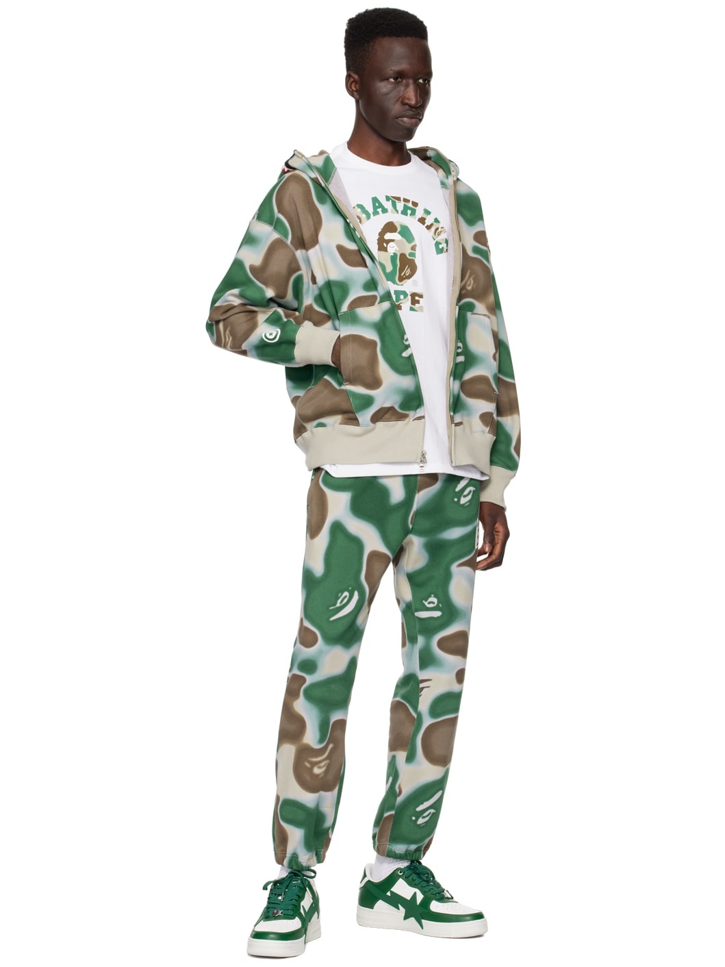 トップス APE Liquid Camo College Long Sleeve LIQUID CAMO COLLEGE L/S TEE MENS – us.bape.com