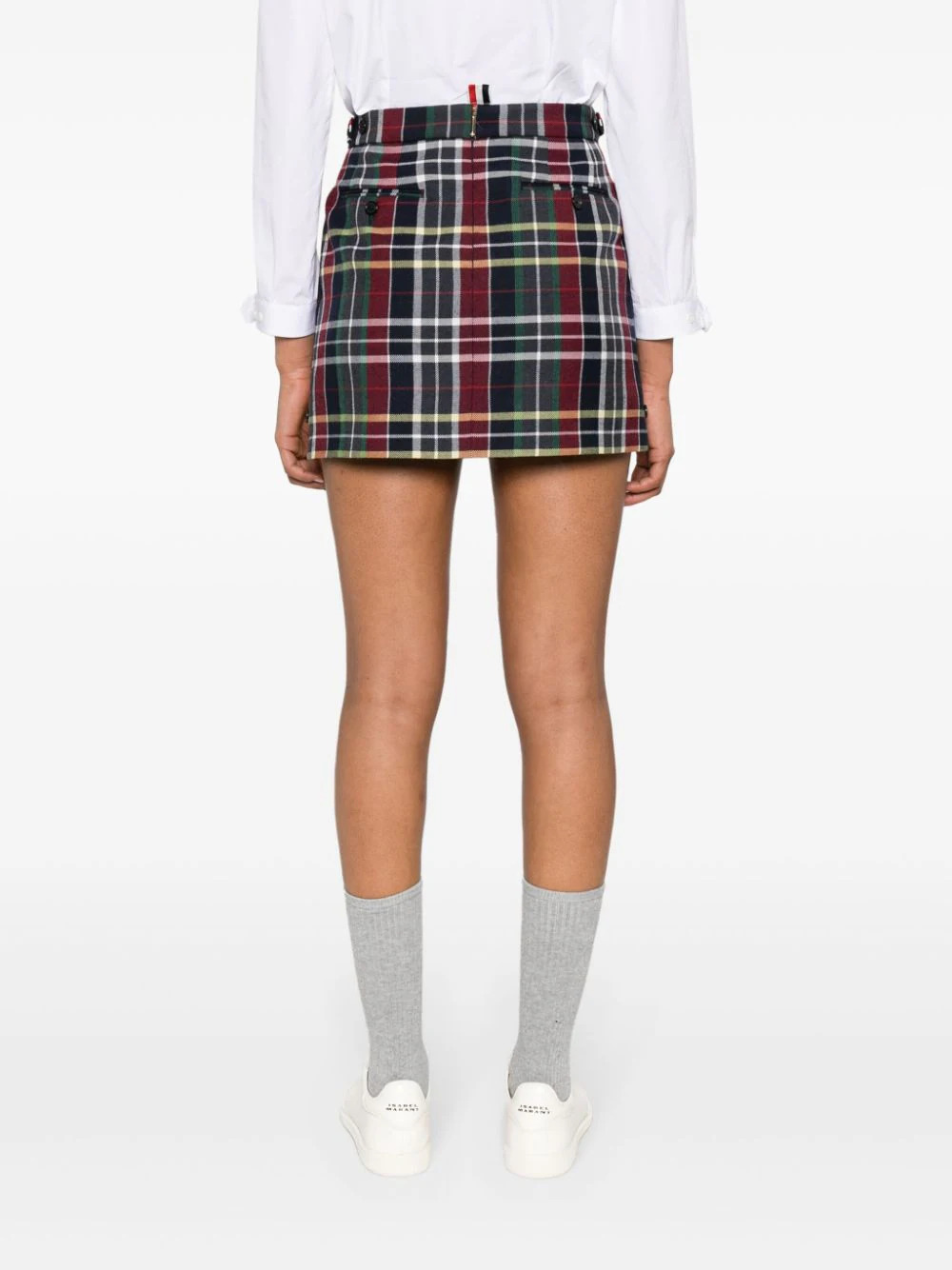Check Mini Skirt - 4
