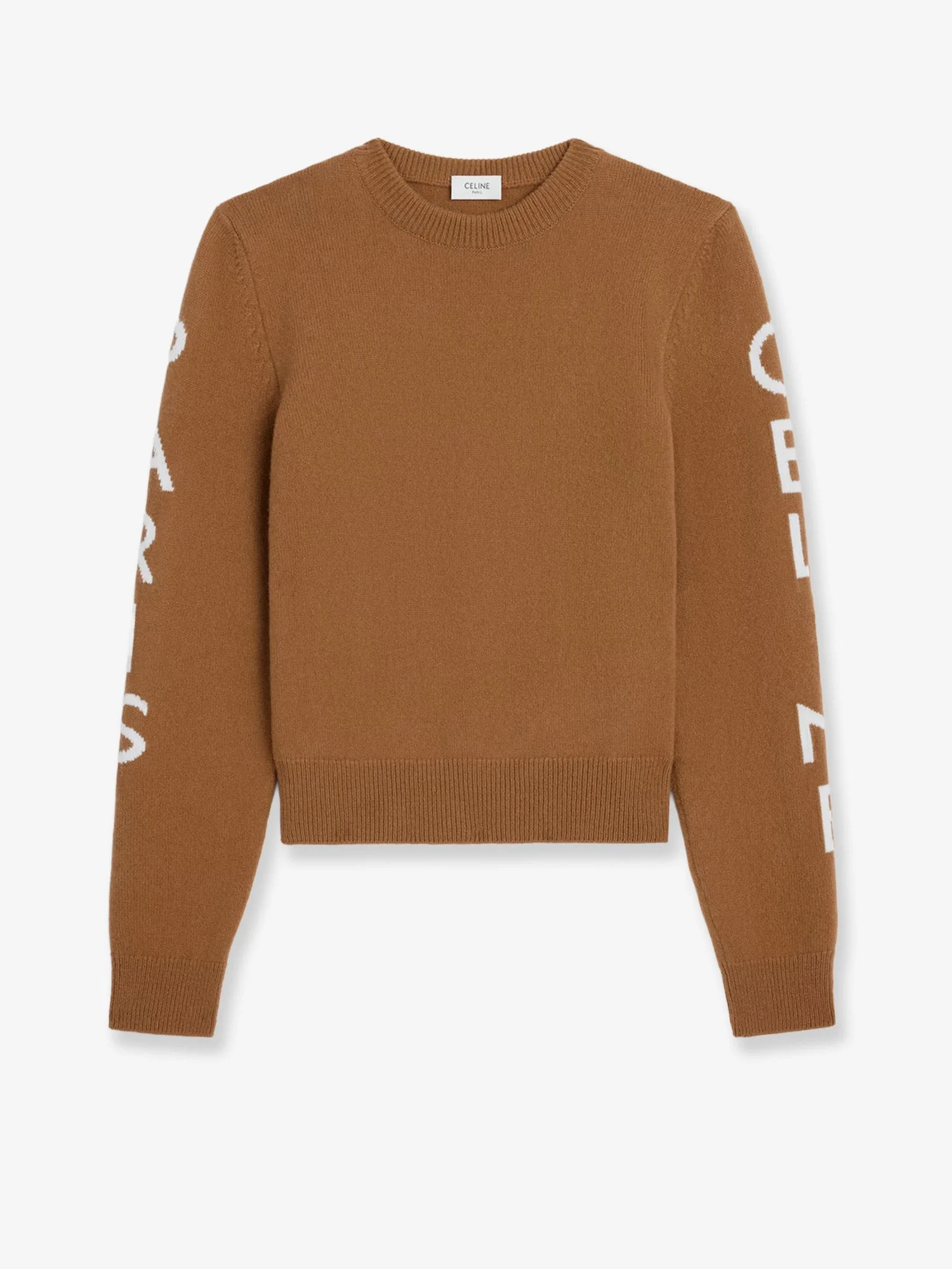 Celine Wool Sweater With Logo Inlay - 1