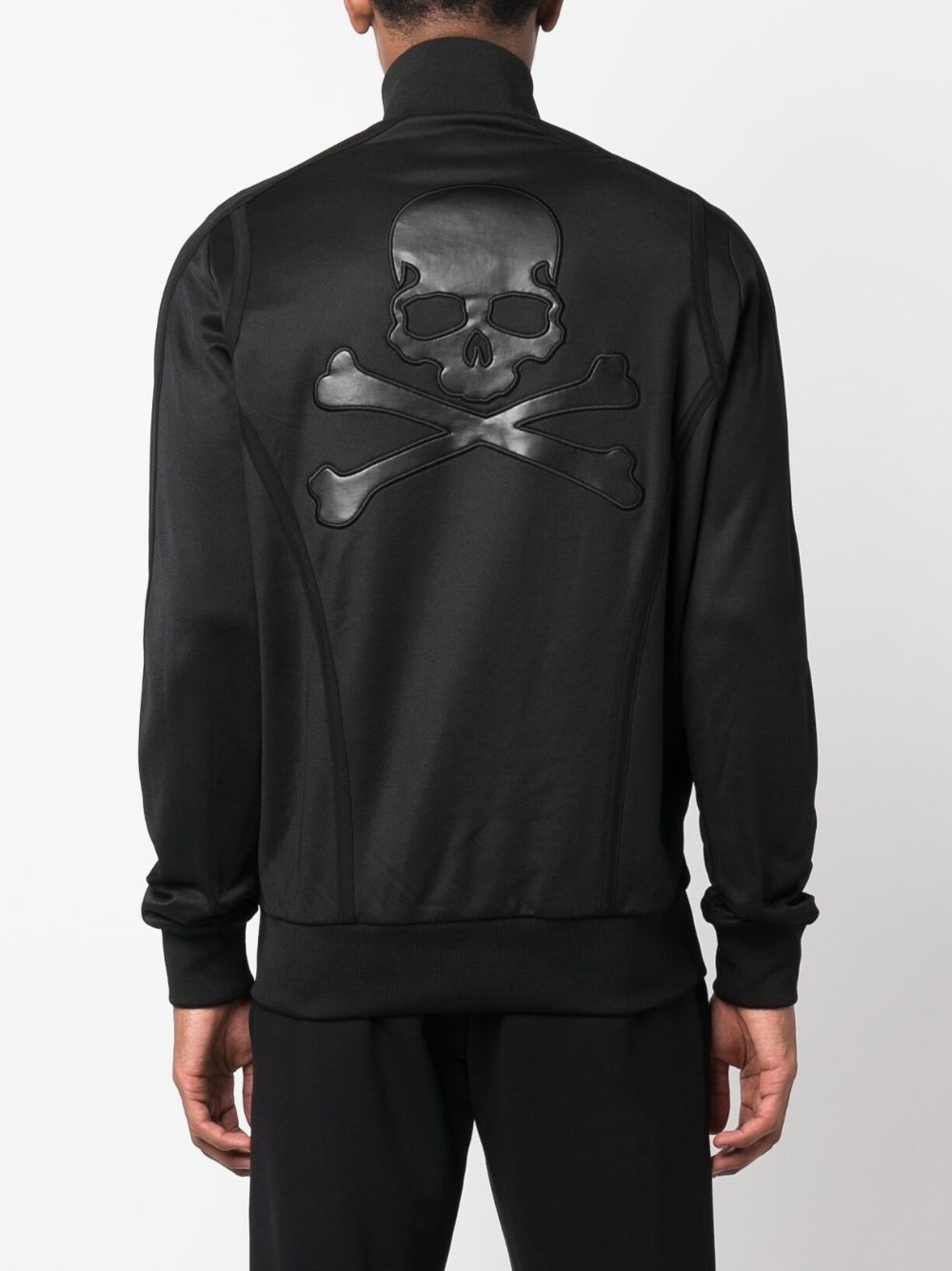 appliqué-detail bomber jacket - 4