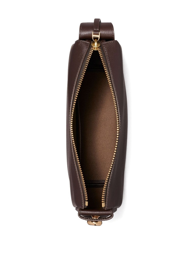zip-fastening flap shoulder bag 4