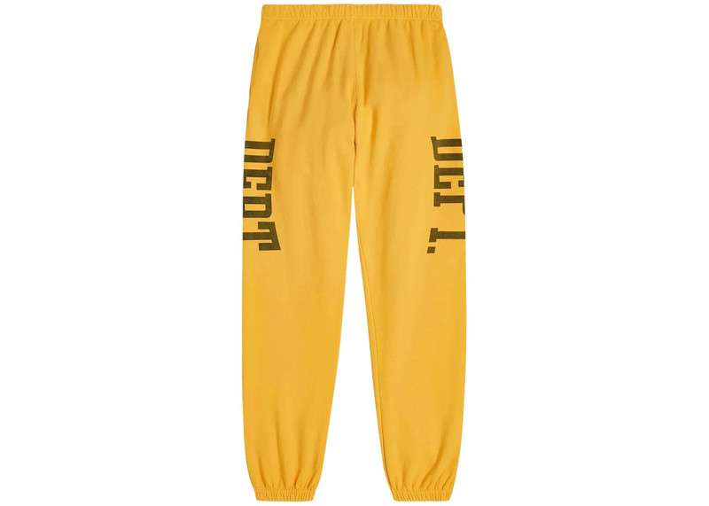 GALLERY DEPT. Gallery Dept. Dept Gym Sweatpants Yellow/Black outlook