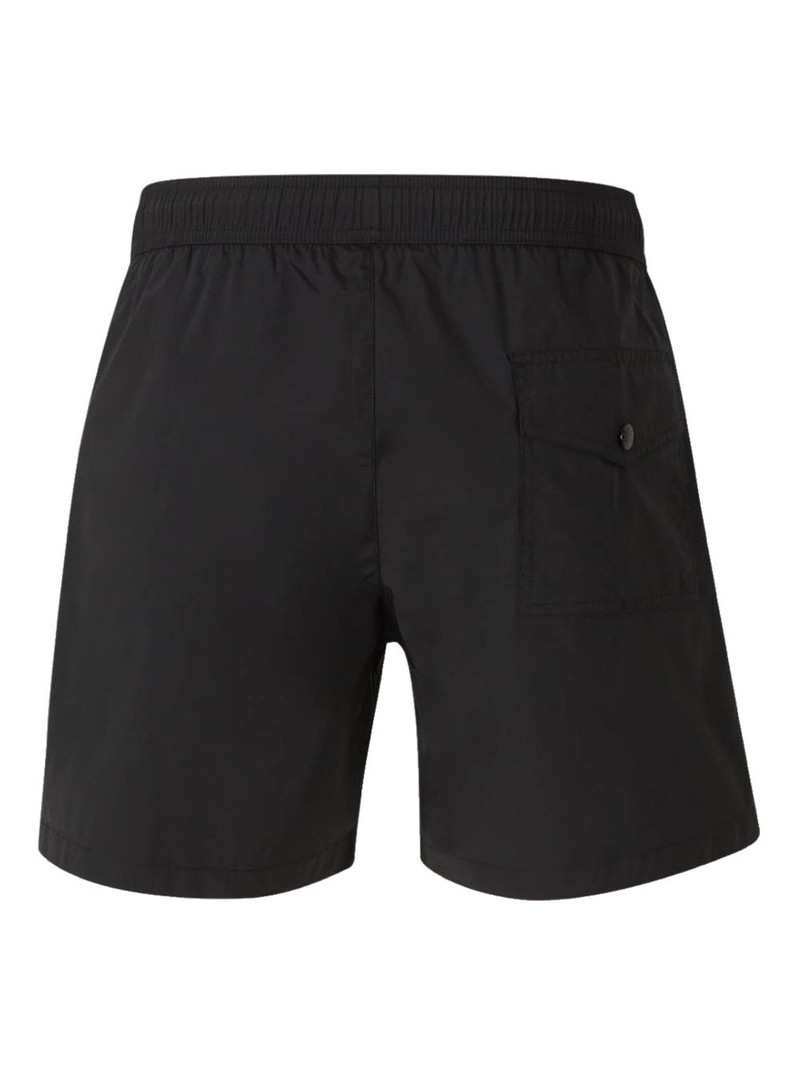 Moncler logo-embroidered swim shorts outlook