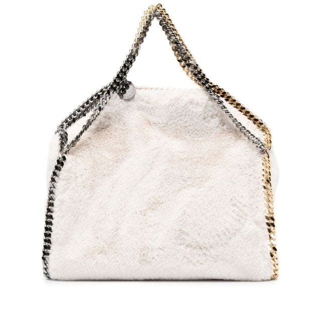 Falabella faux-fur tote bag - 1