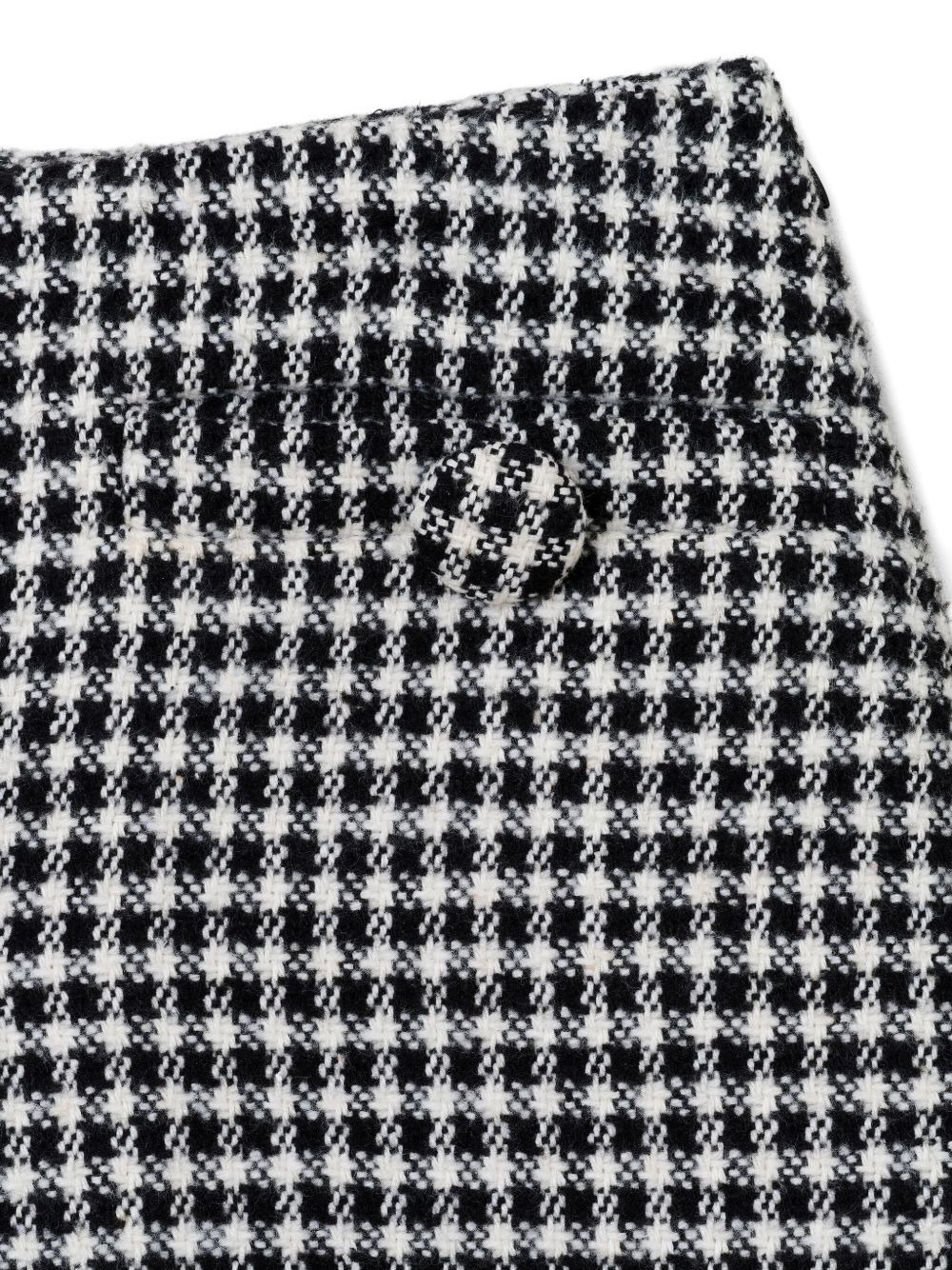 gingham tweed mini skirt - 5