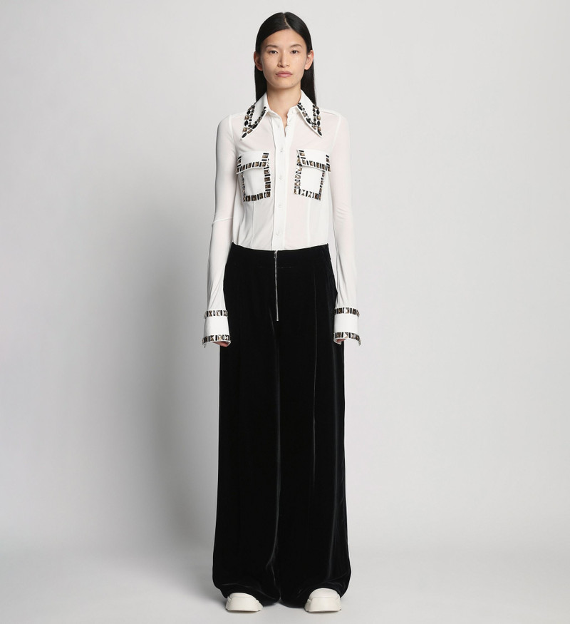 Proenza Schouler Silk Viscose Velvet Trouser outlook