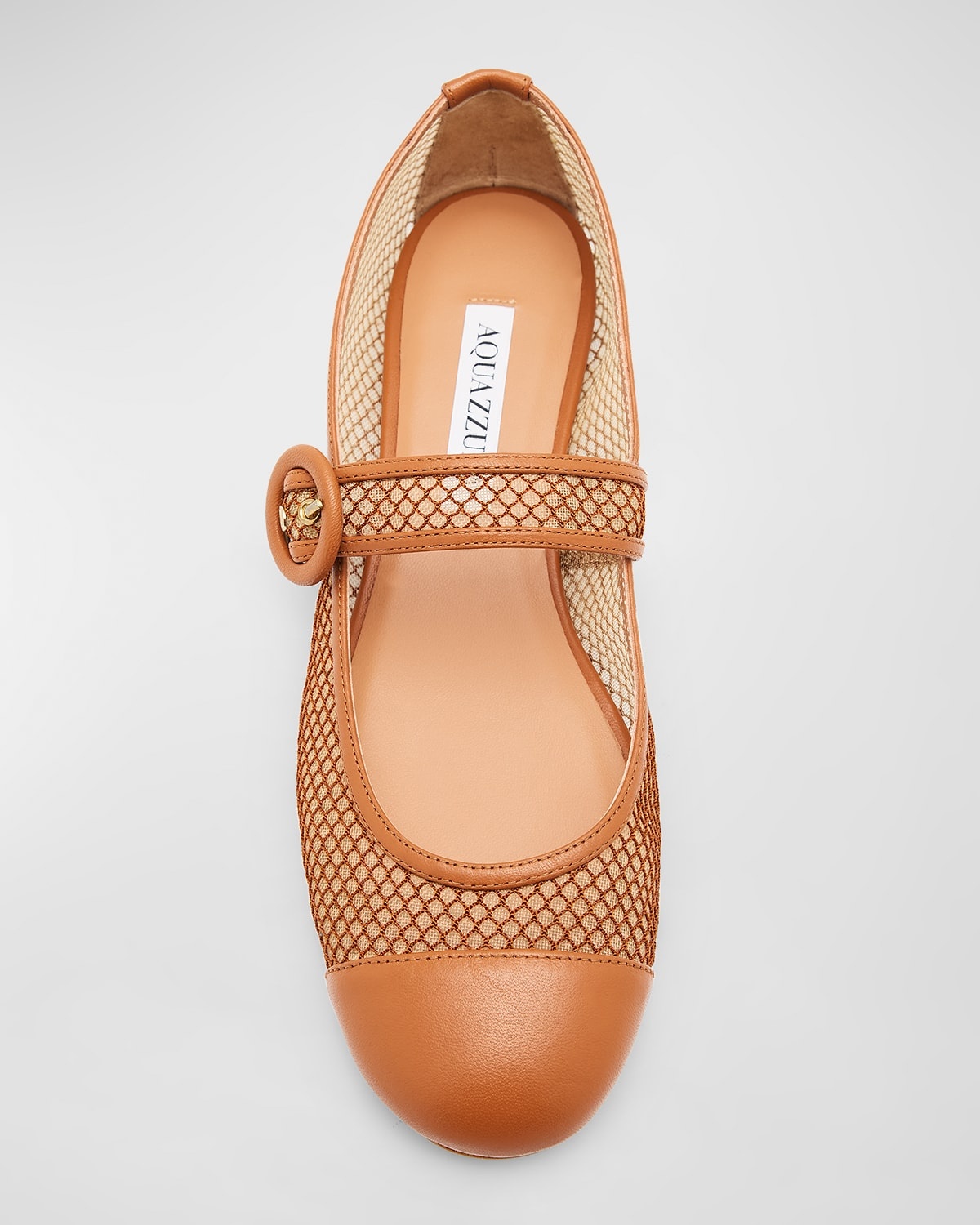 Solstice Net Mesh Mary Jane Ballerina Flats - 4