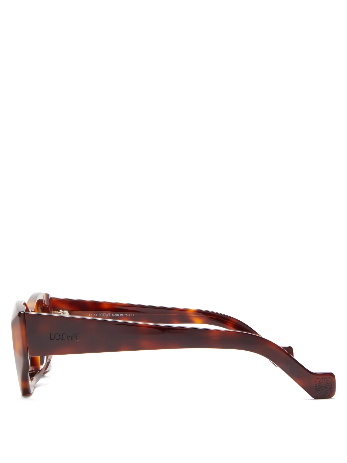 Geometric cat-eye tortoiseshell-acetate sunglasses - 4