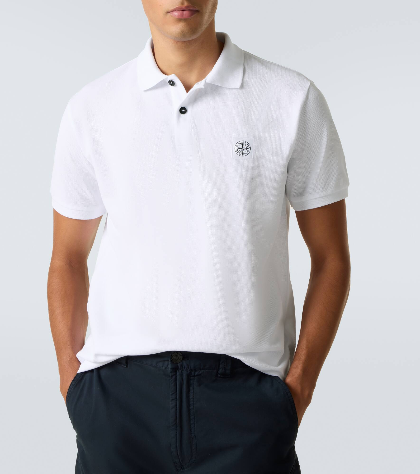 Compass cotton piqué polo shirt - 5