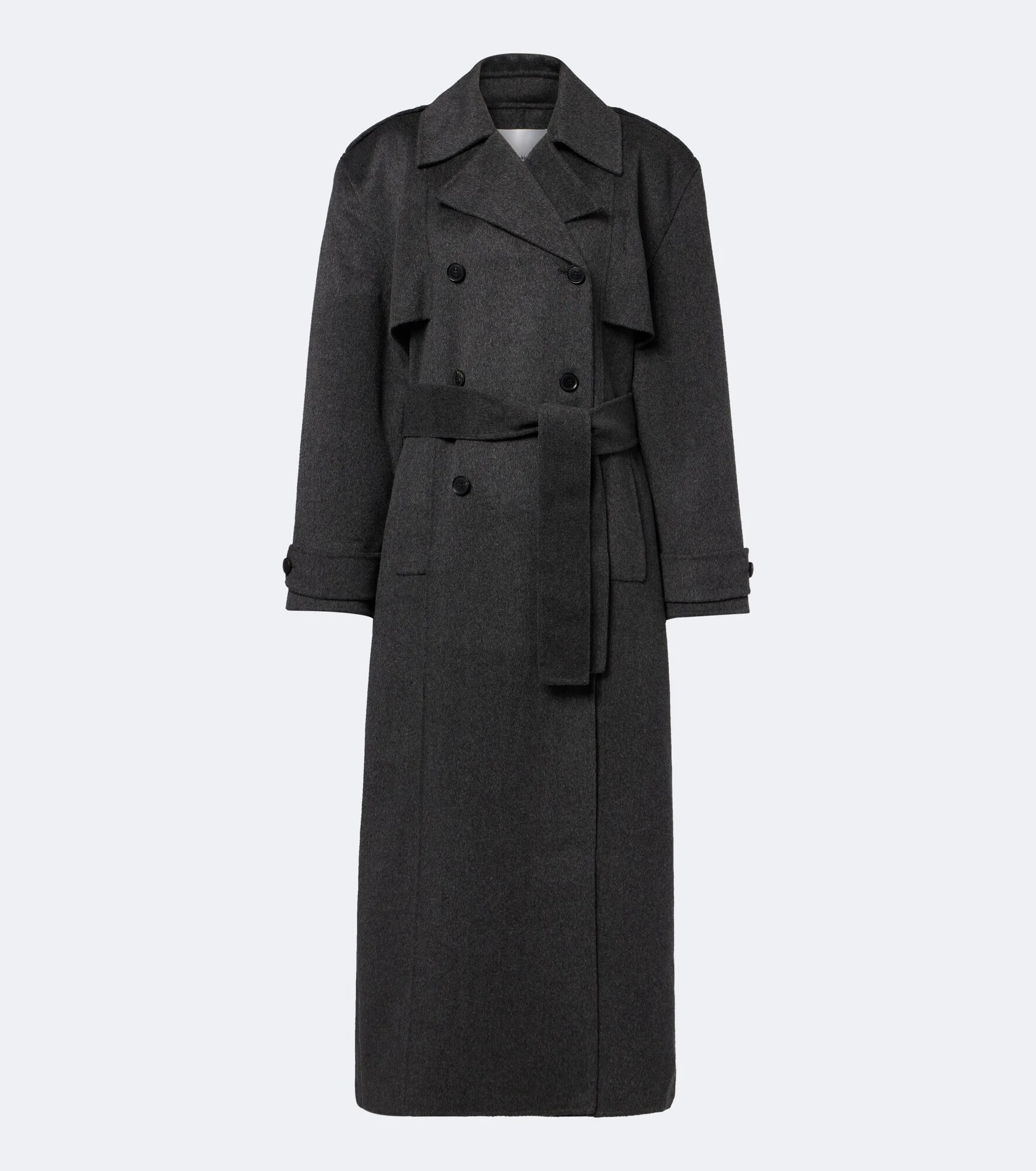 Nikola belted wool and cashmere coat - 1