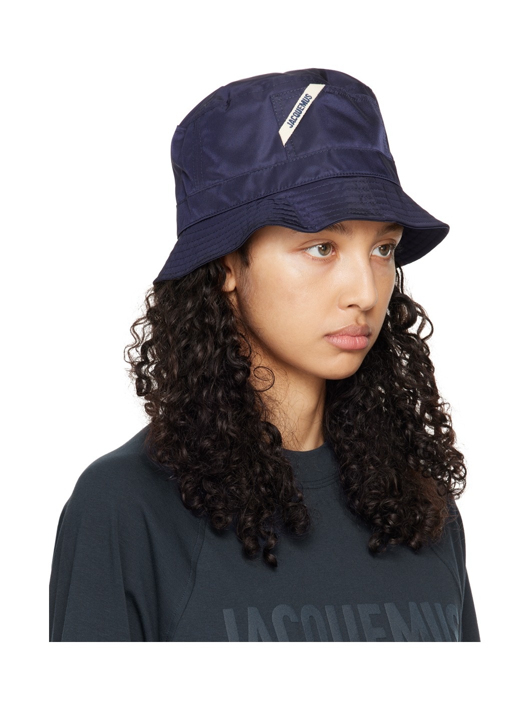 Navy 'Le bob Ovalie' Bucket Hat - 2