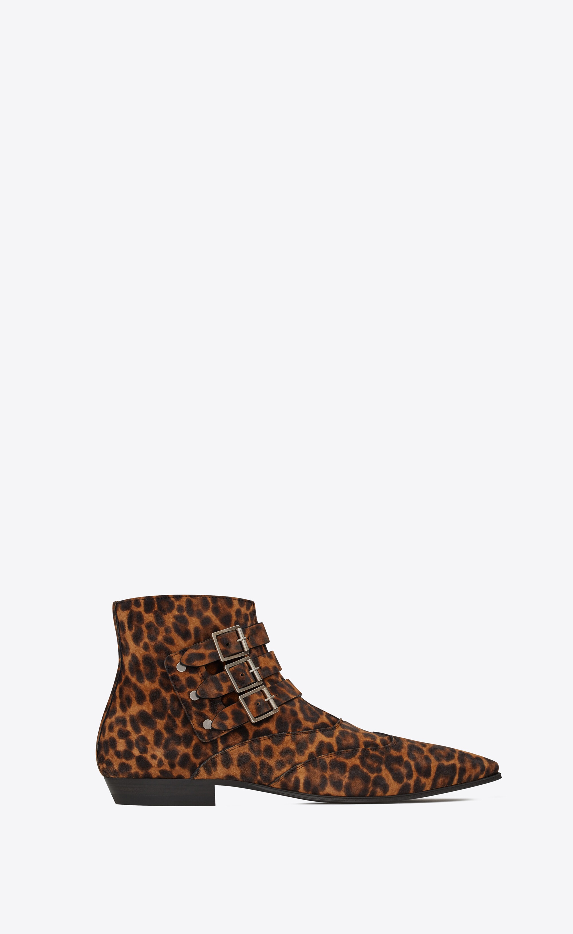 stan boots in leopard-print suede - 1