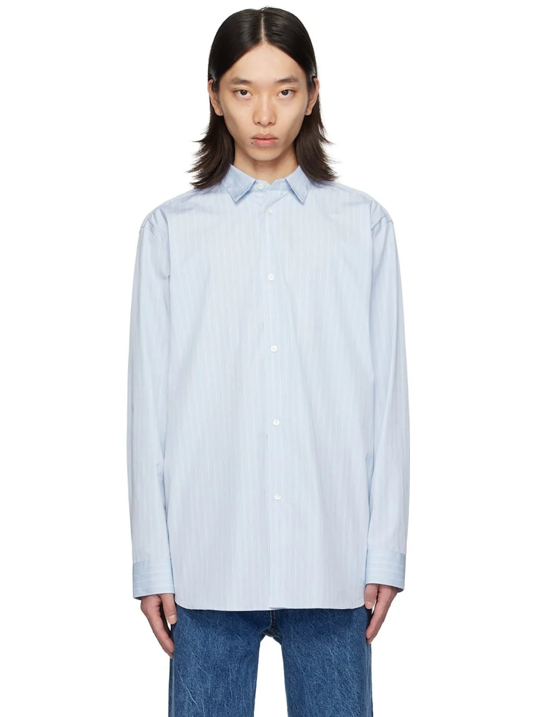 Blue Relaxed Shirt - 1