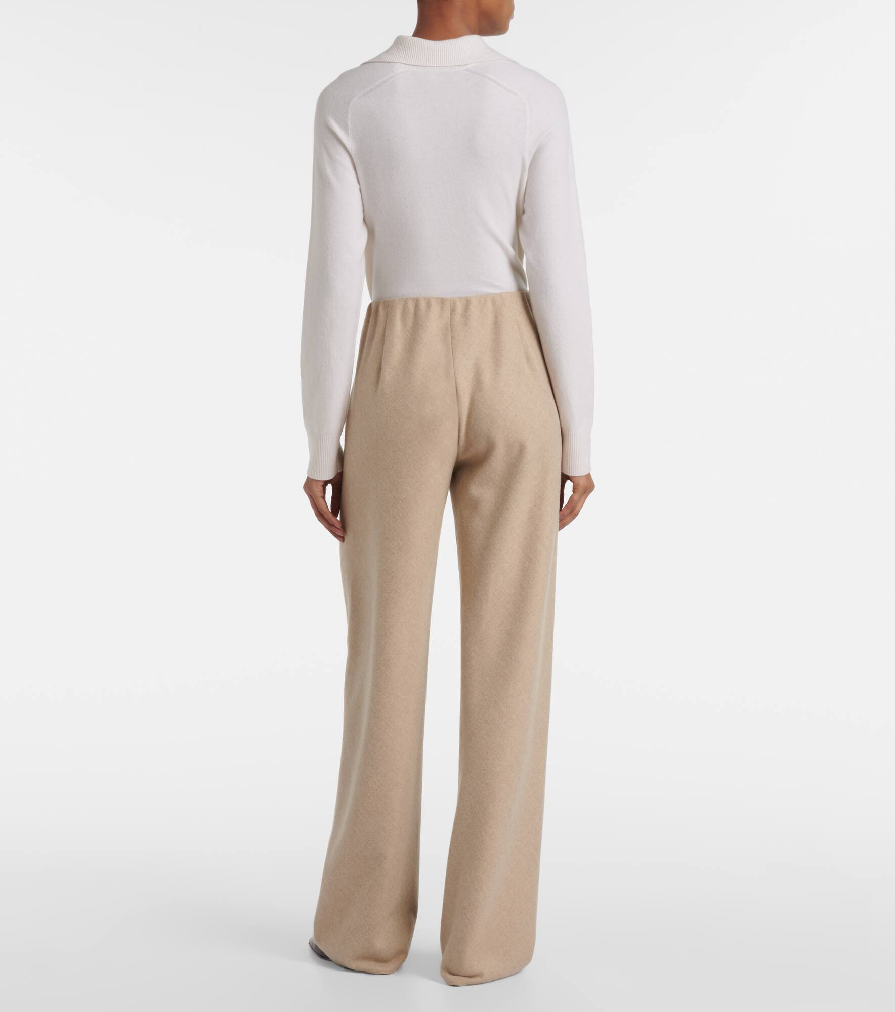 High-rise wide-leg pants - 3