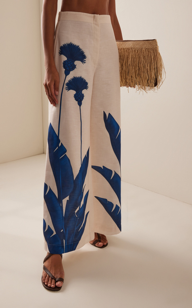 Ritmica Linen Wide-Leg Pants blue 3