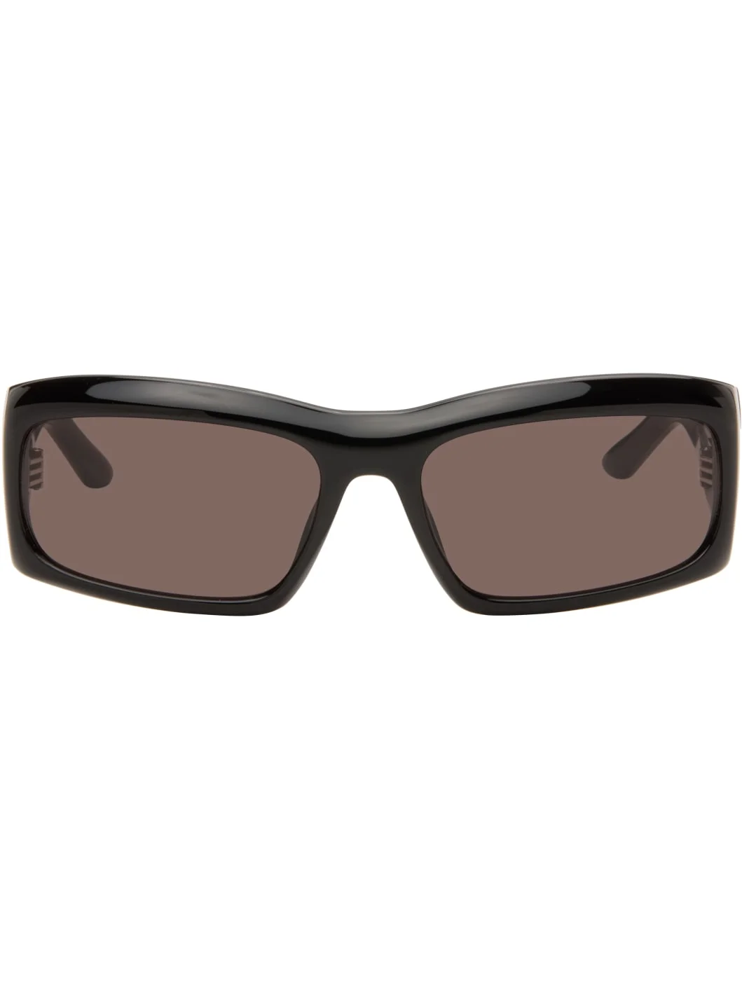 Black Rectangular Frame Sunglasses - 1