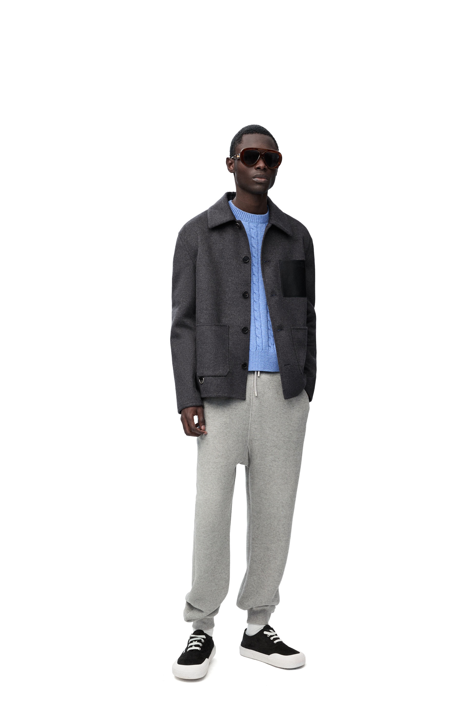 Workwear jacket in wool and cashmere - 2