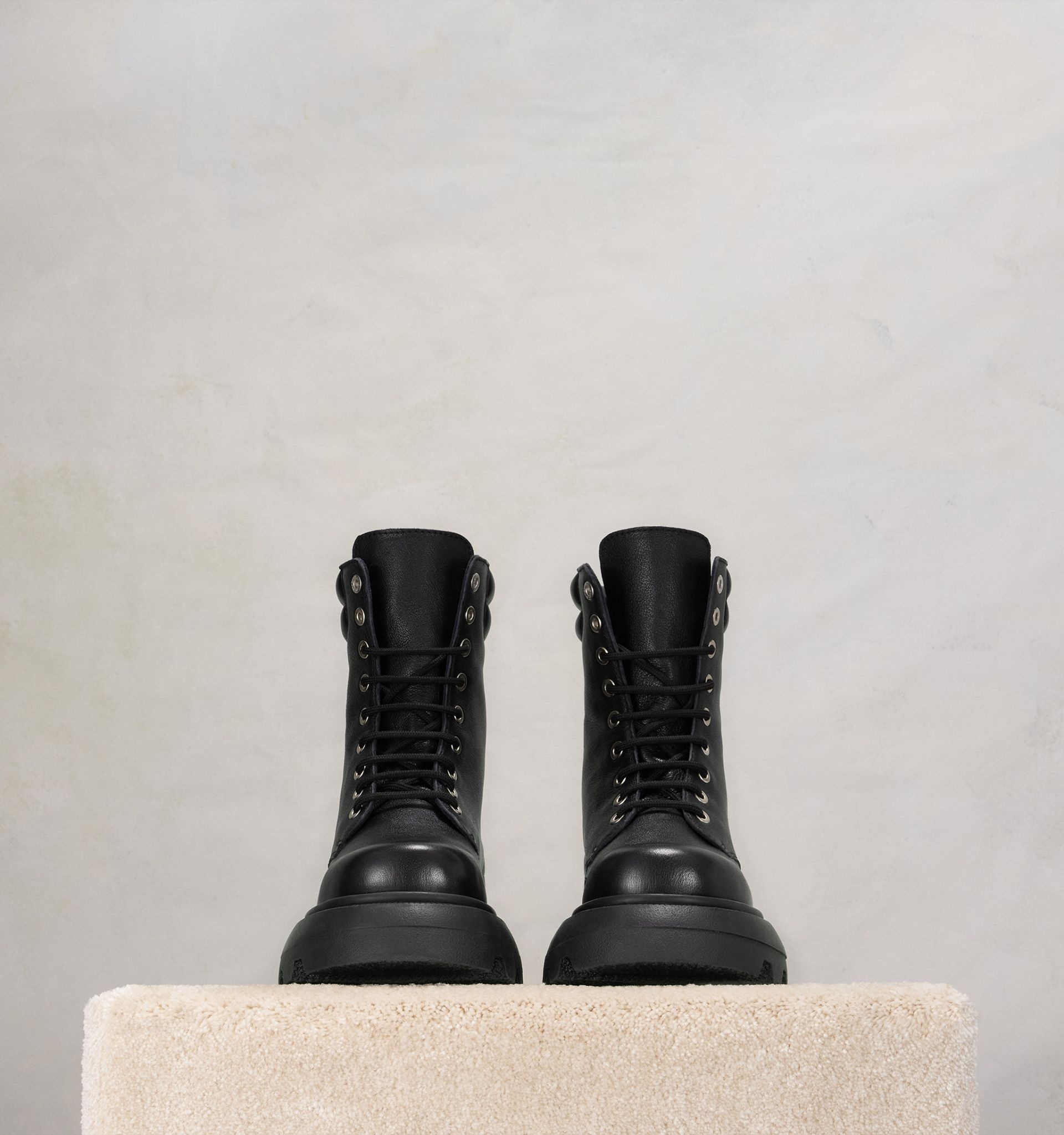 Lug Sole Ankle Boots - 7