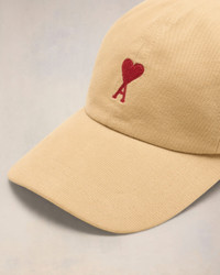 AMI Paris RED AMI DE COEUR EMBROIDERY CAP | REVERSIBLE