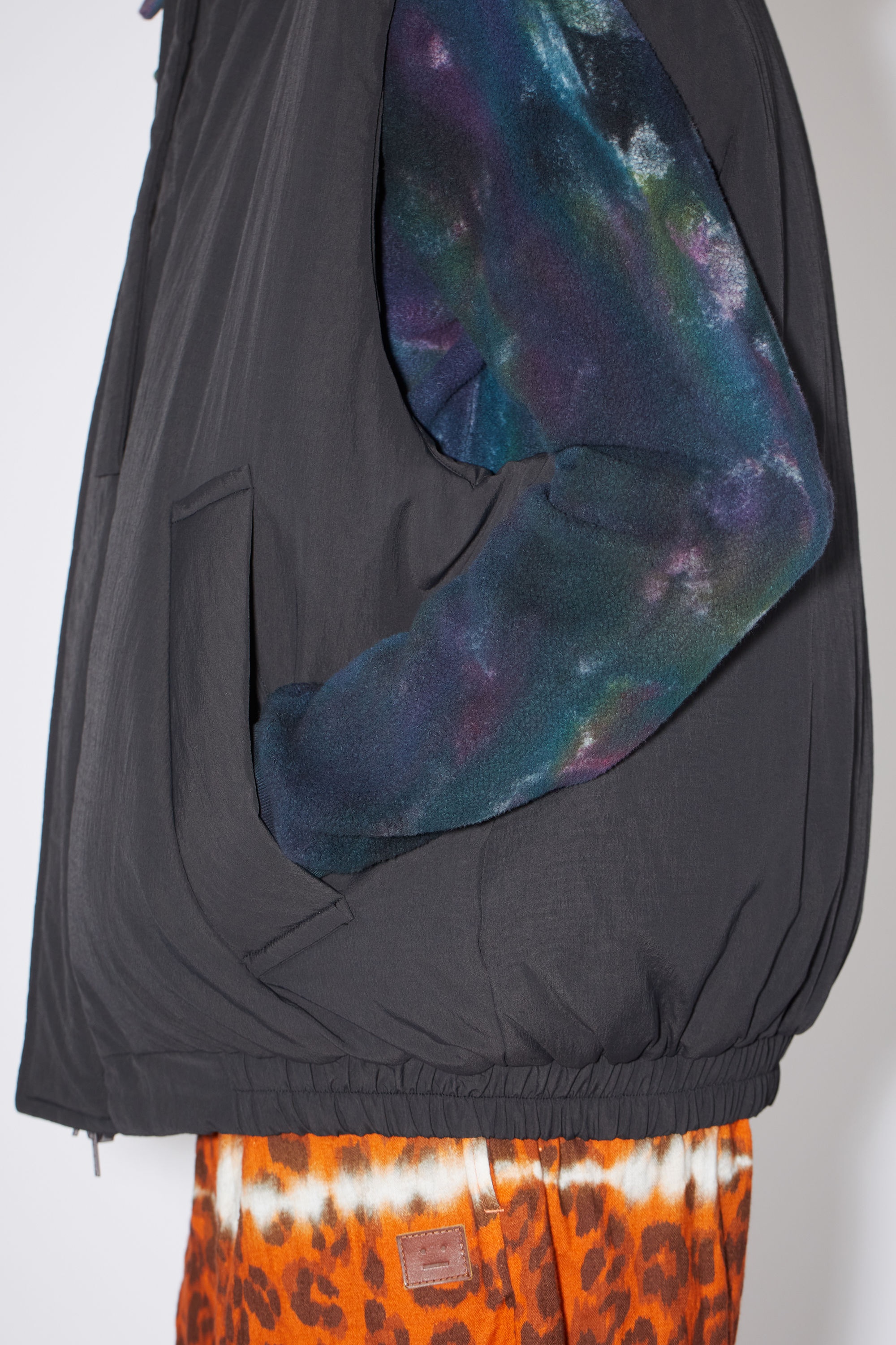 Padded nylon vest - Black - 4