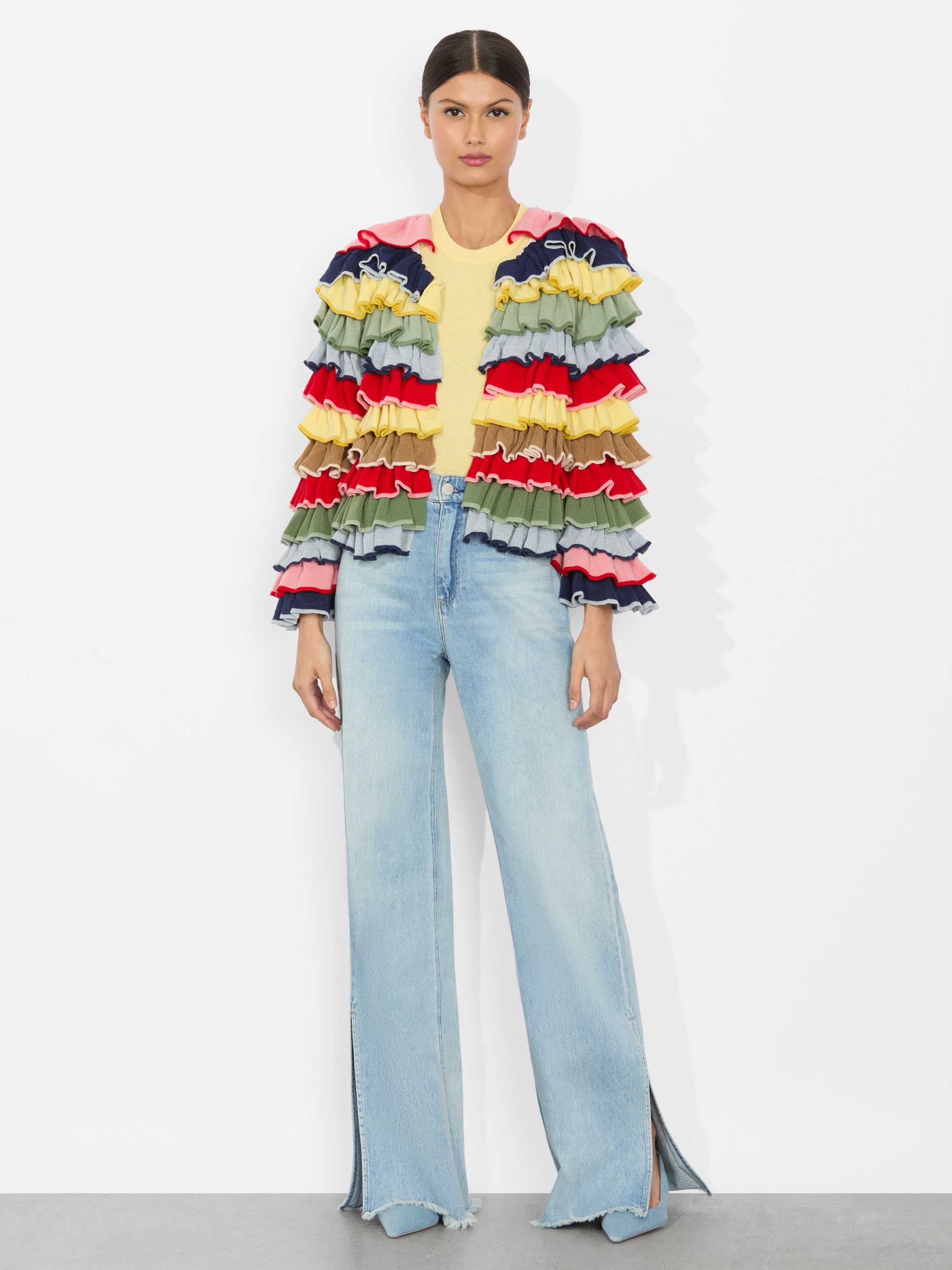 FAWN RUFFLE CARDIGAN - 3