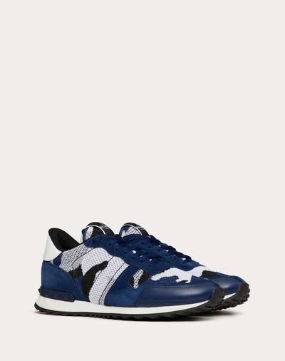 Valentino Mesh Fabric Camouflage Rockrunner Sneaker outlook