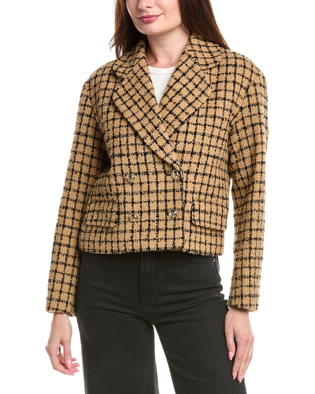 Sandro Tweed Wool-Blend Jacket - 3