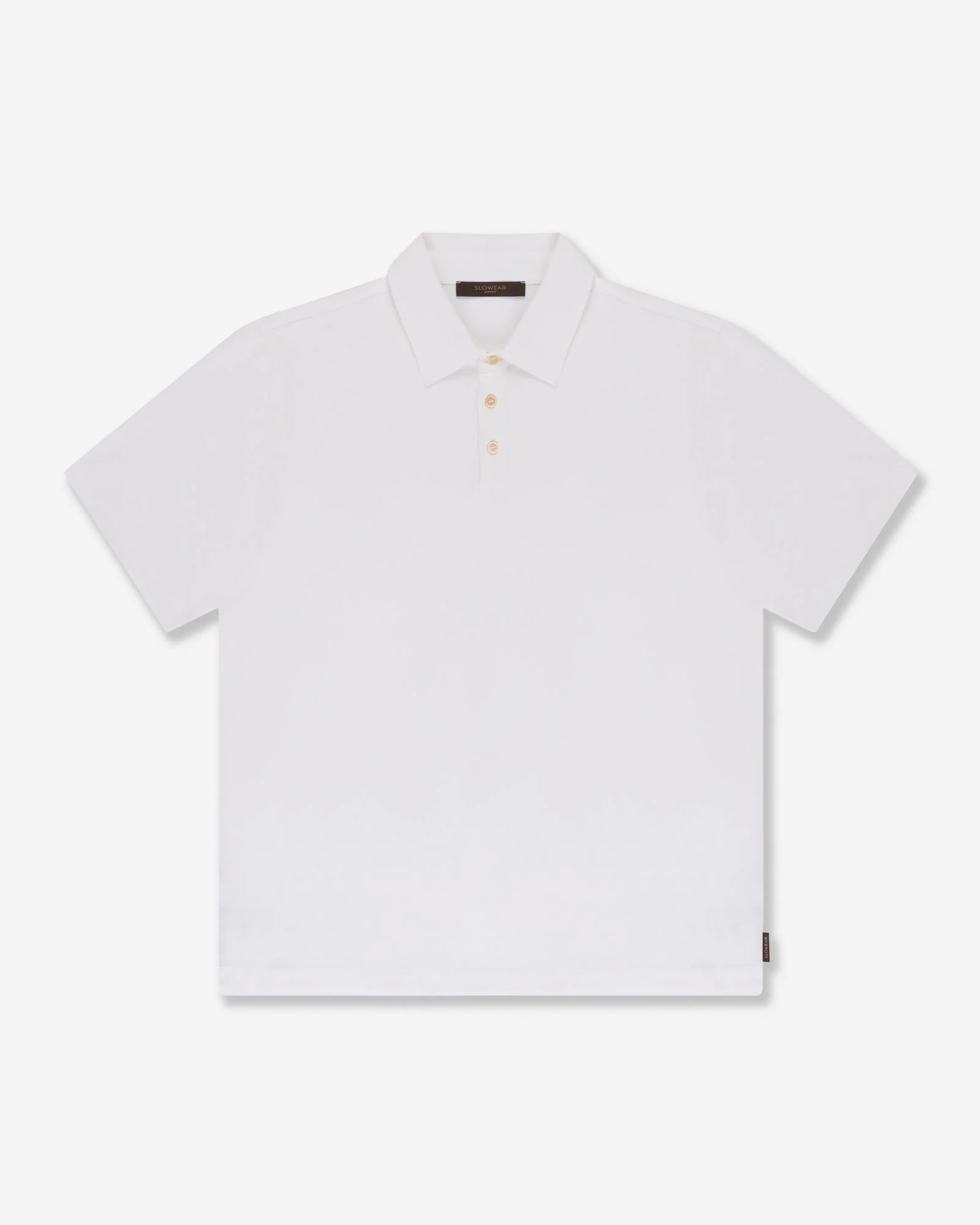 Slim fit cotton and silk jersey polo shirt - 1