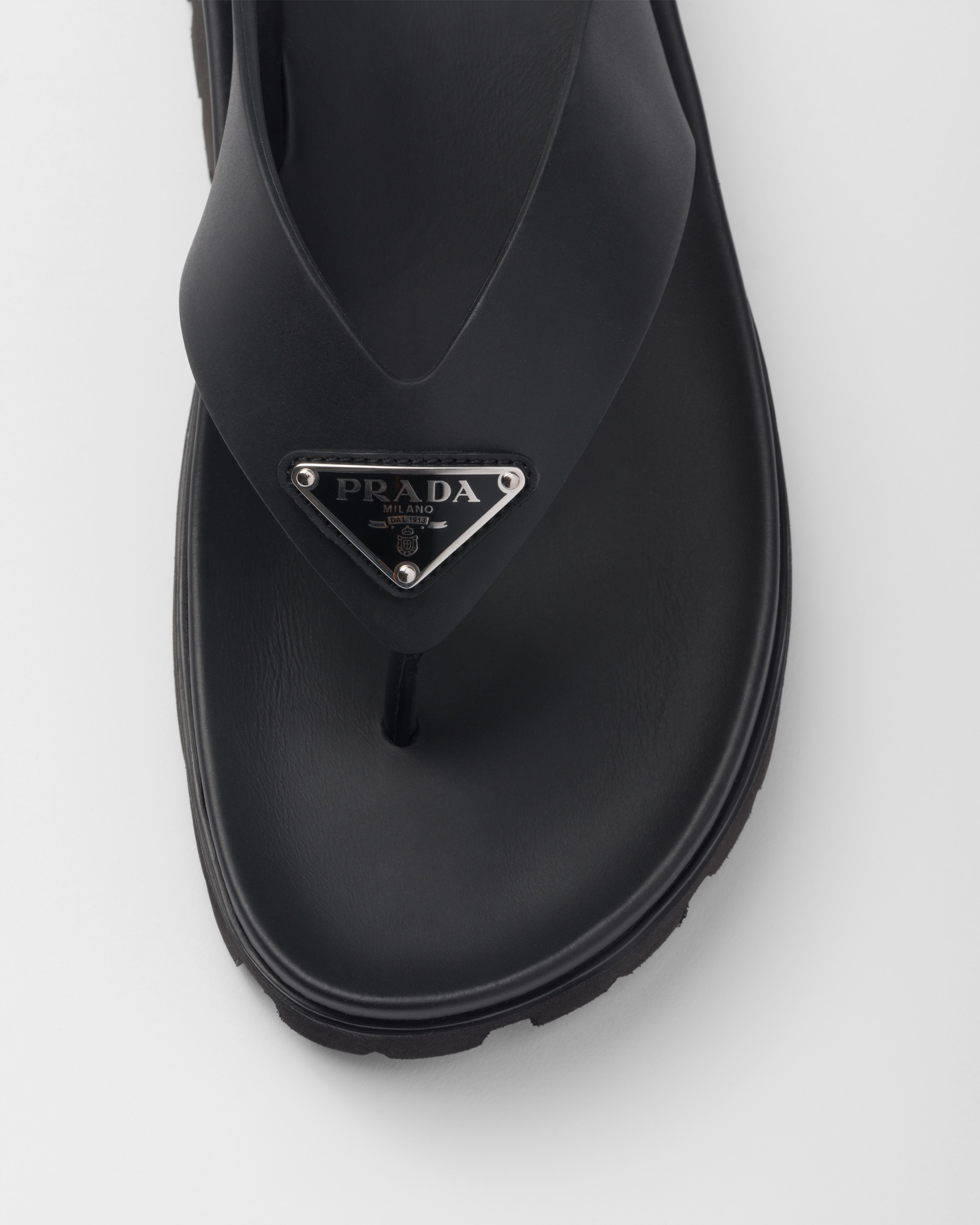 【PRADA】Rubber thong sandals ラバー トングサンダル Prada Rubber Thong Sandals | Saks Fifth Avenue