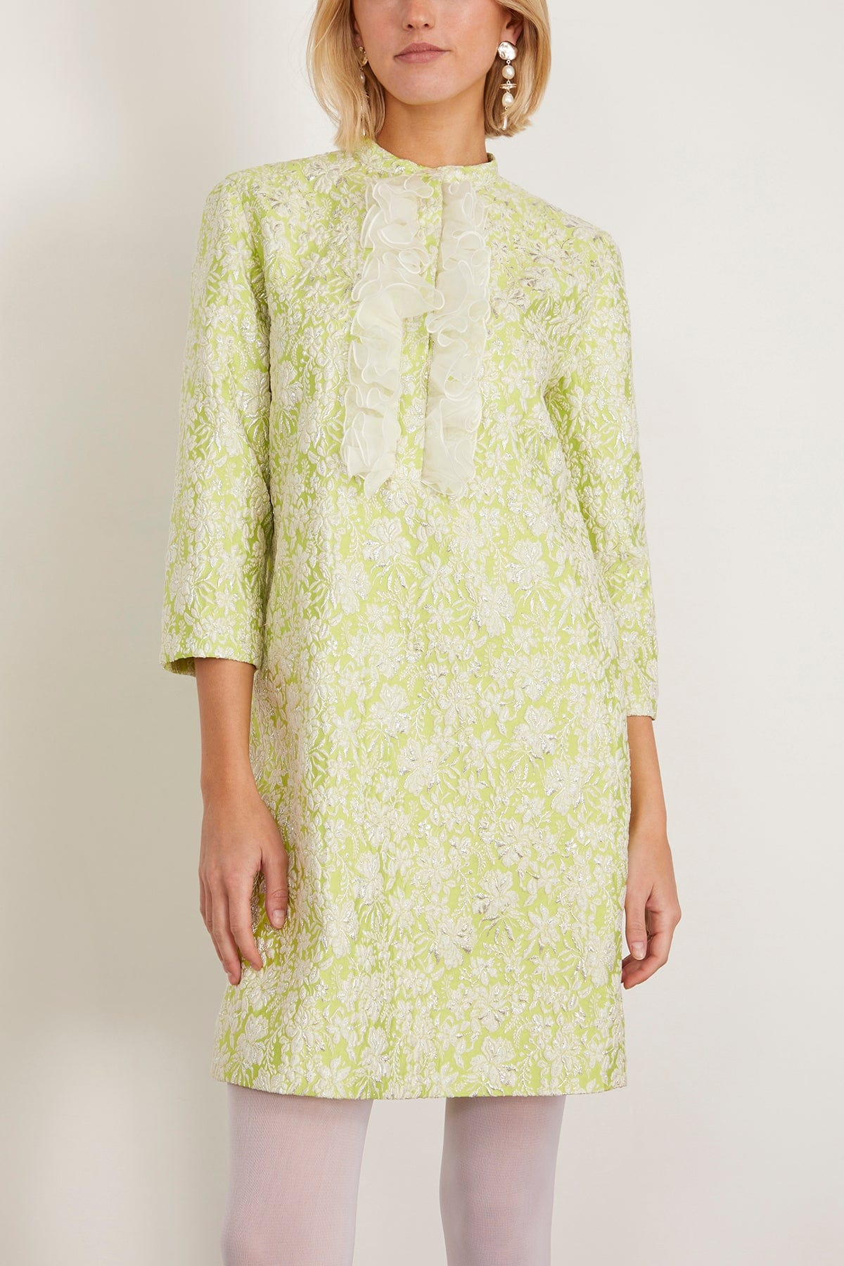 Dress in Mint/Ivory - 3