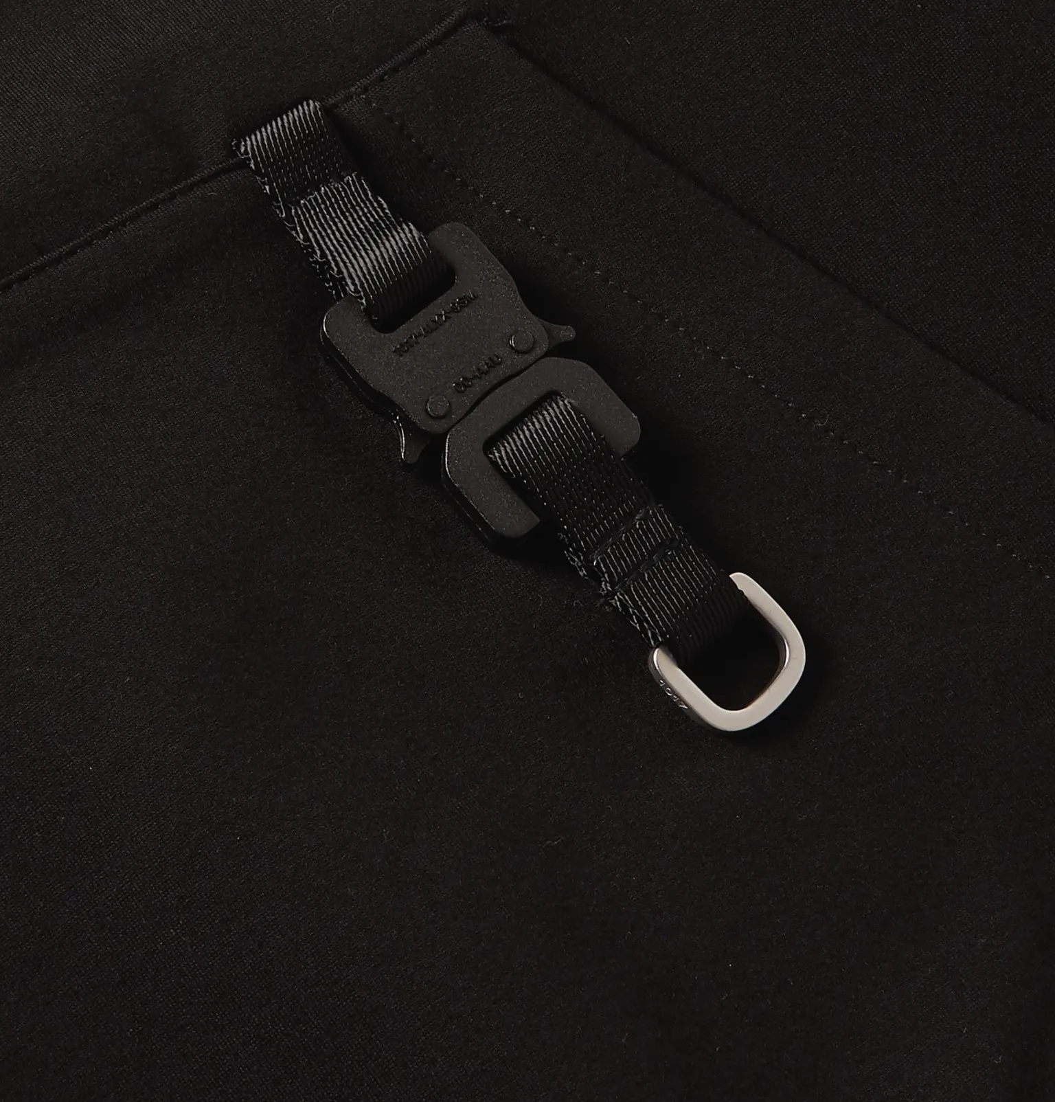 Buckle-Detailed Neoprene Hoodie - 3