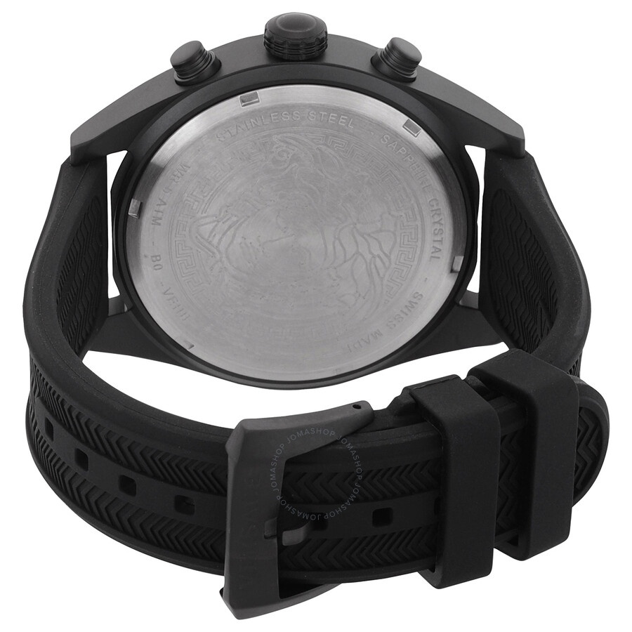 Versace V-Chrono Quartz Black Dial Men's Watch VEHB00419 - 3