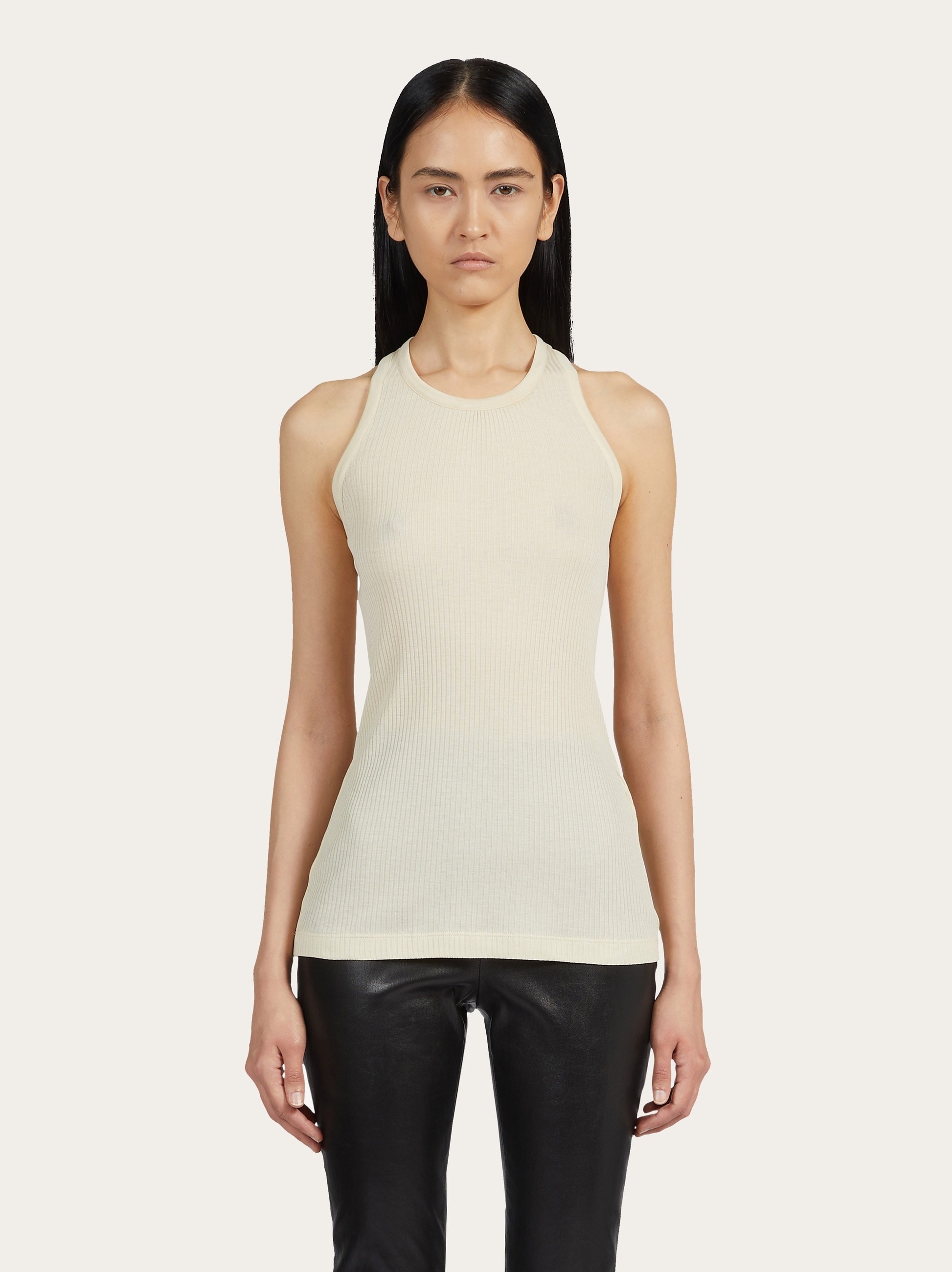 Sleeveless jersey top - 2