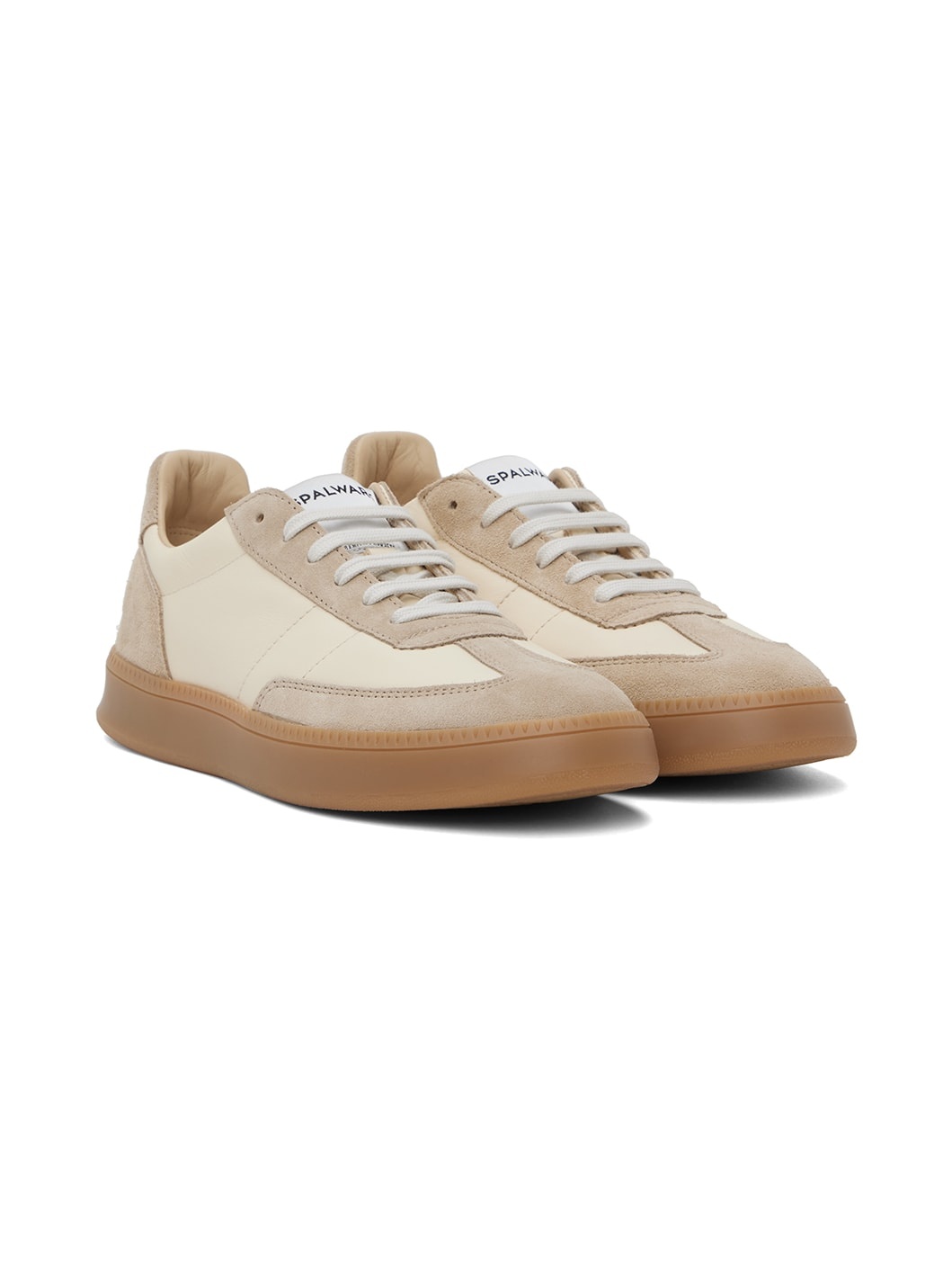 Beige Smash Low HS Sneakers - 4
