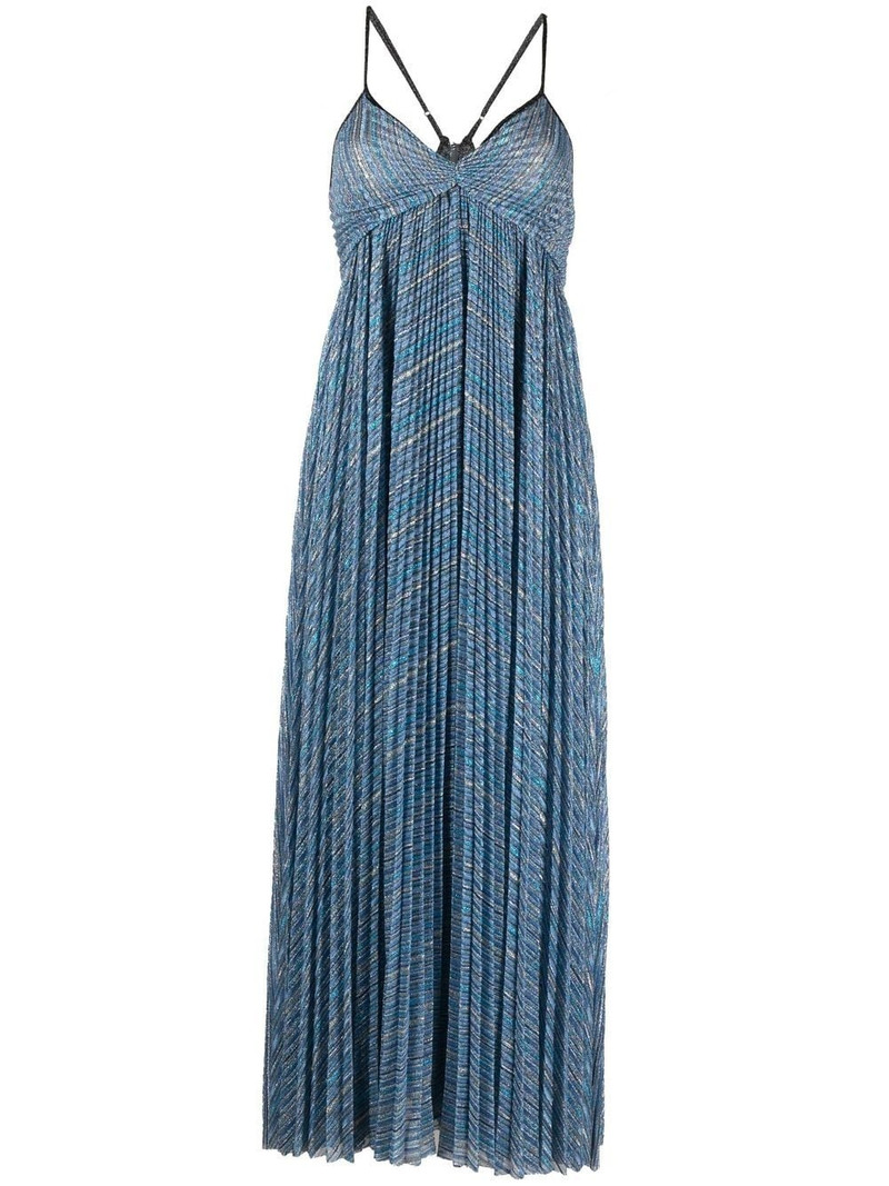 pleated empire-line dress 1
