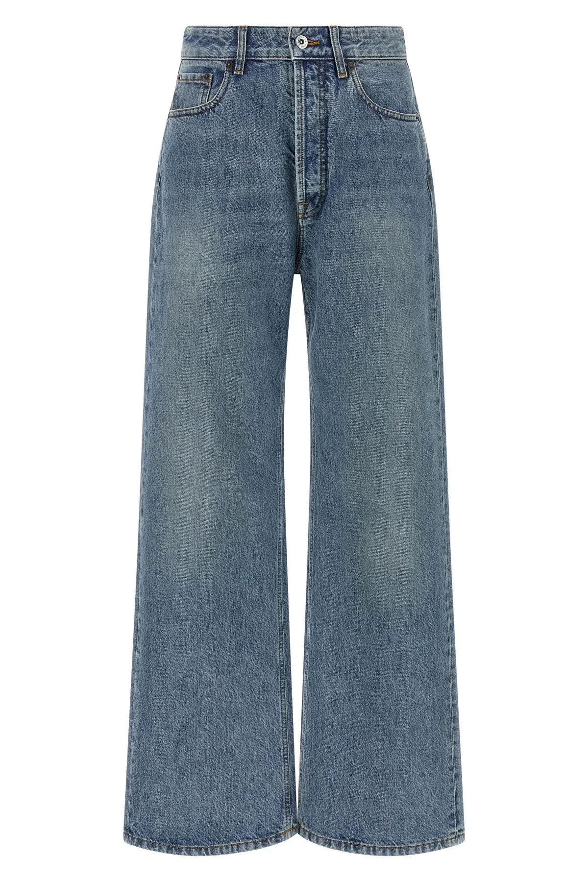 Logo Embroidery Jeans - 1