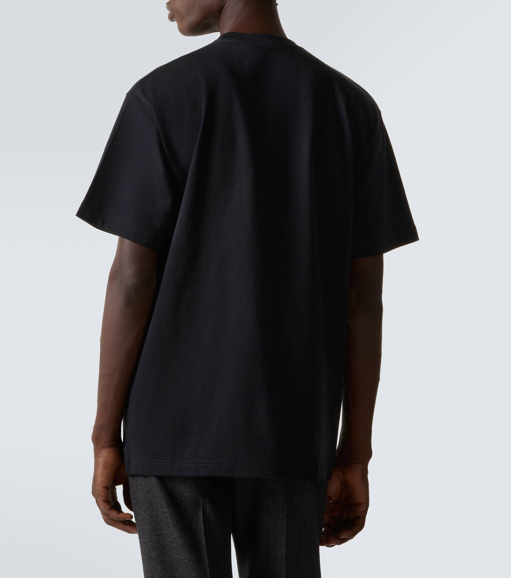Logo cotton jersey T-shirt - 4