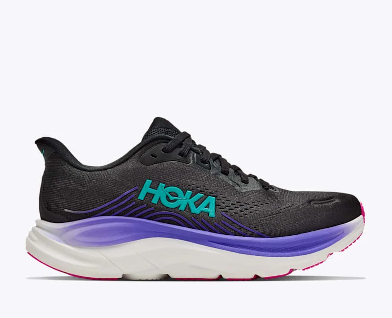 Women's Clifton 11 Shoes in Black/Neon Nebula - 1