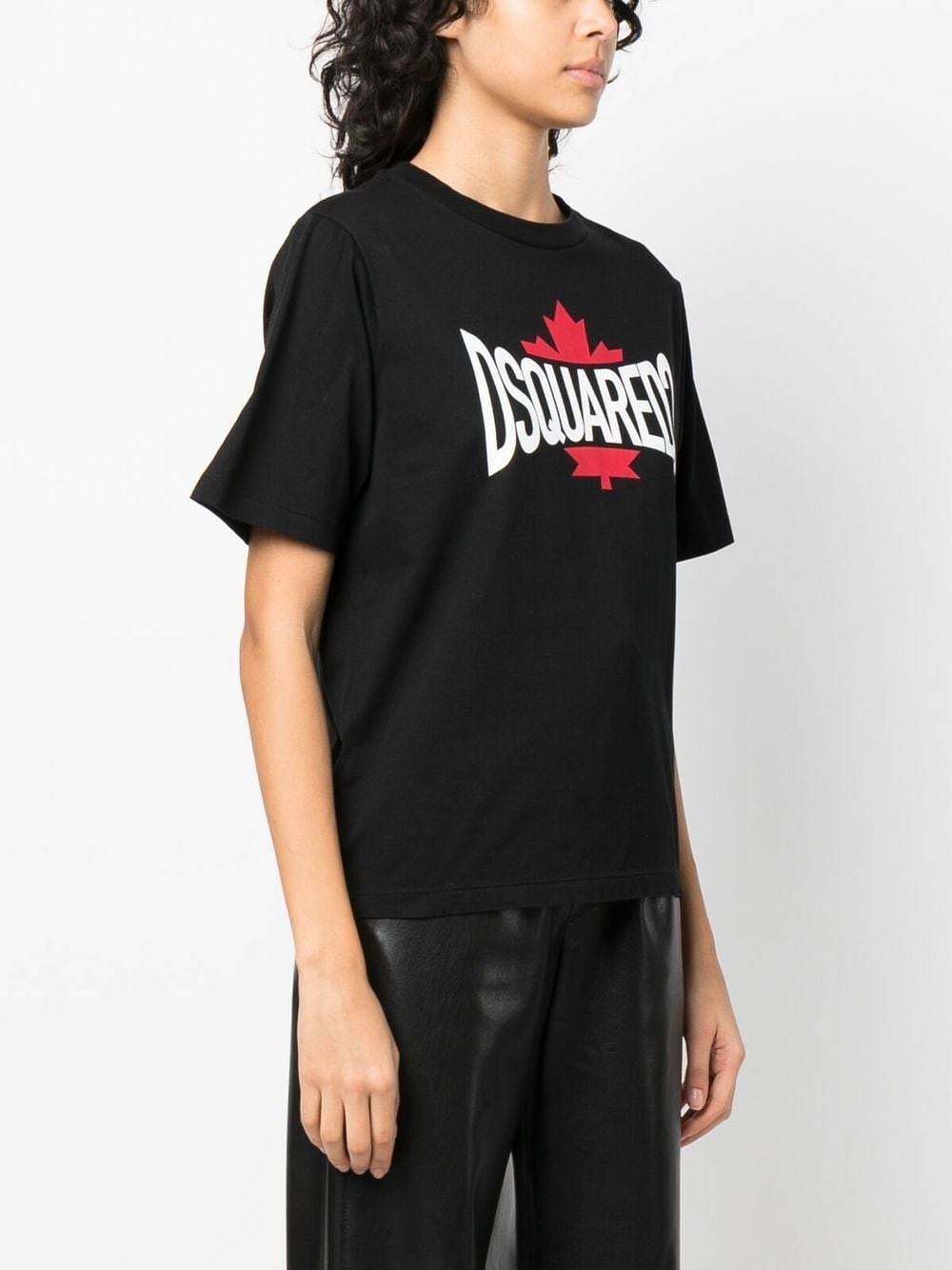 logo-print short-sleeved T-shirt - 3