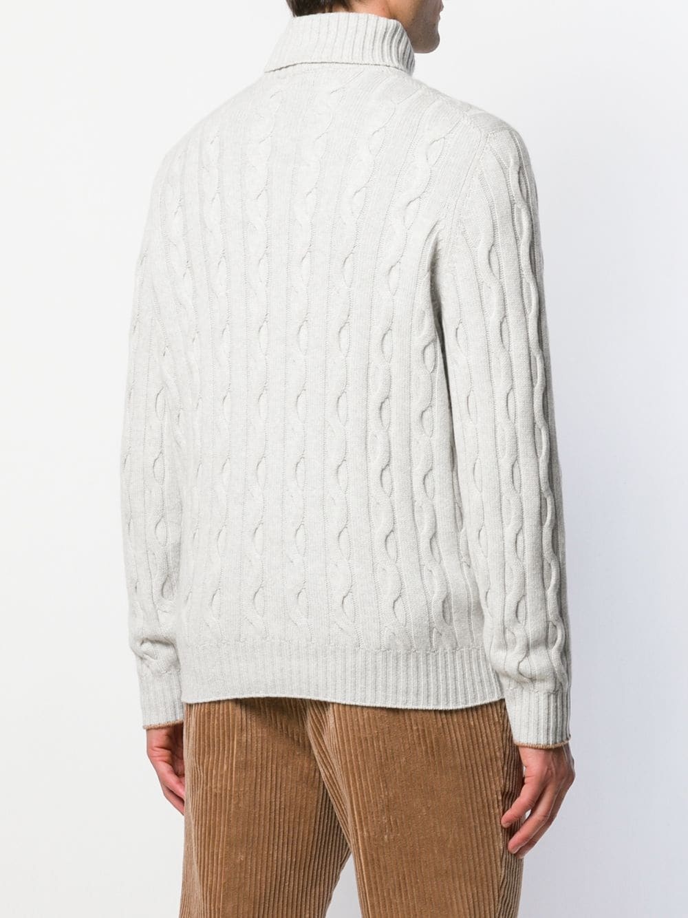 cable-knit jumper - 4