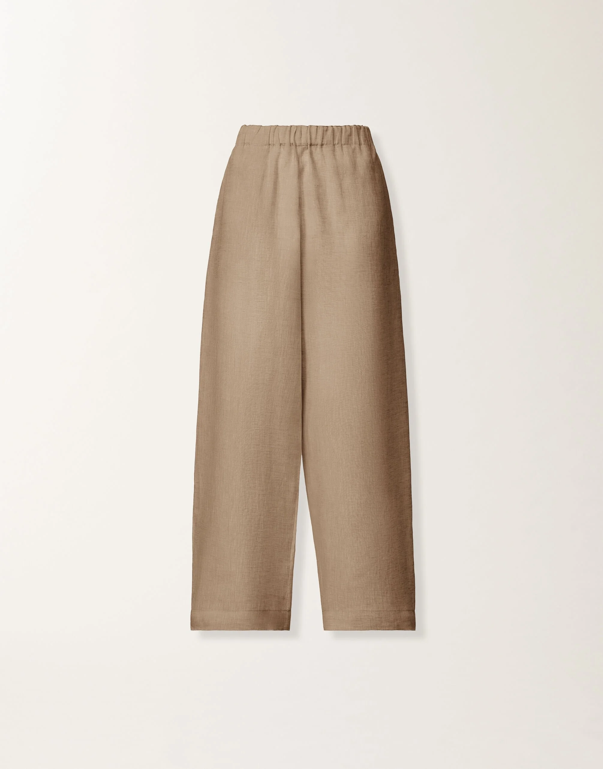 Trevi pants in taupe linen canvas - 1