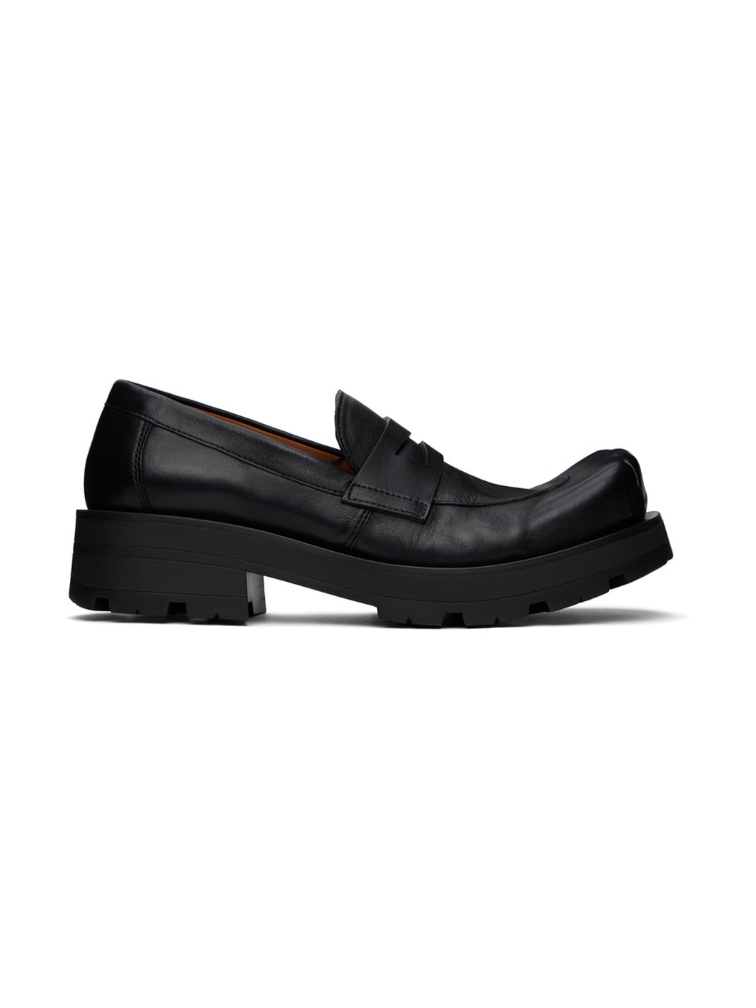 Black Sheathed Moggies Loafers - 1