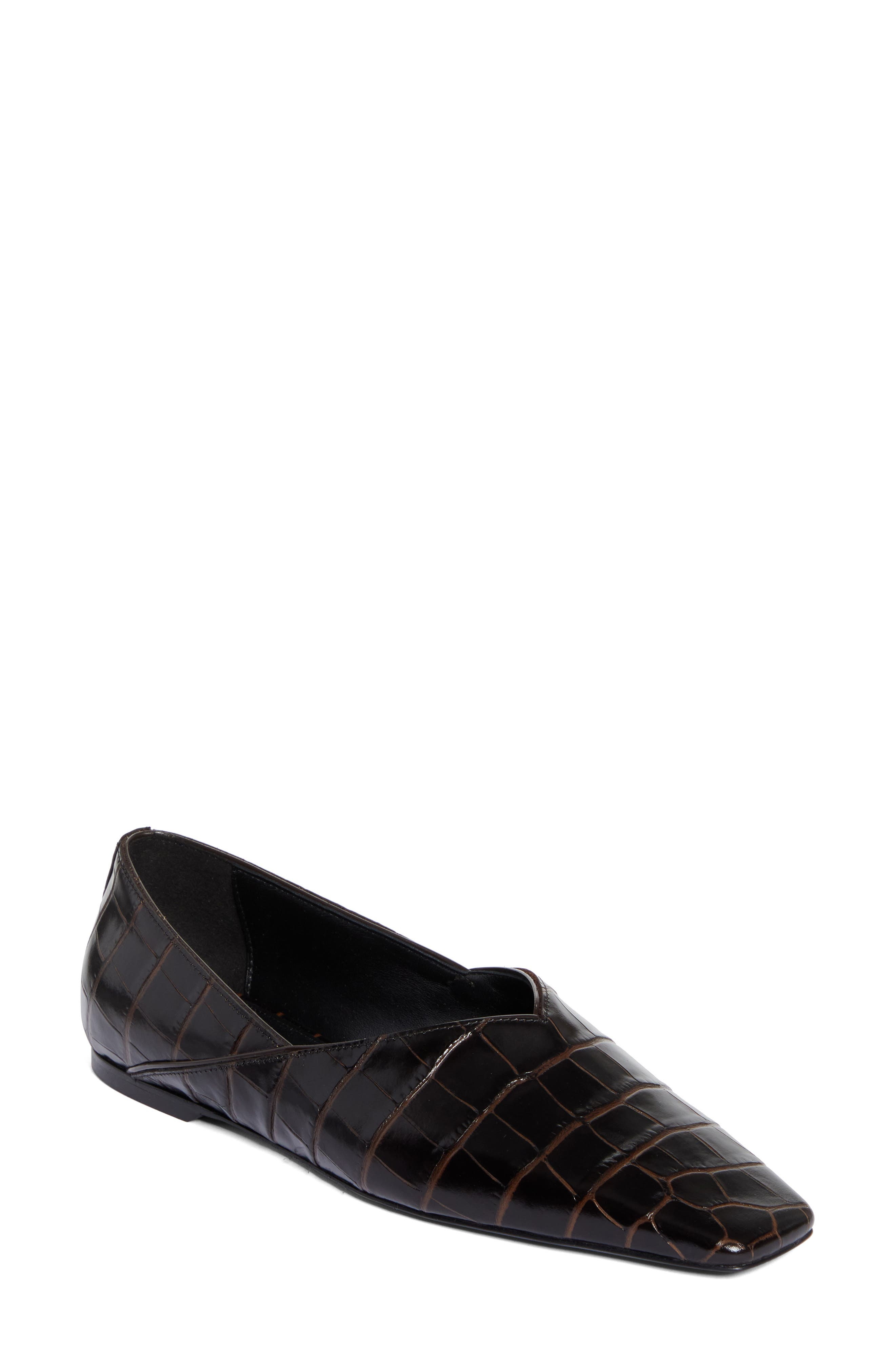 TOTEME Everyday Flat in Dark Brown at Nordstrom - 1