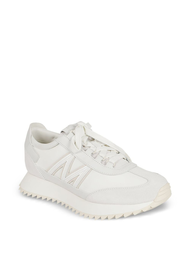 Moncler pacey nylon leather sneakers outlook
